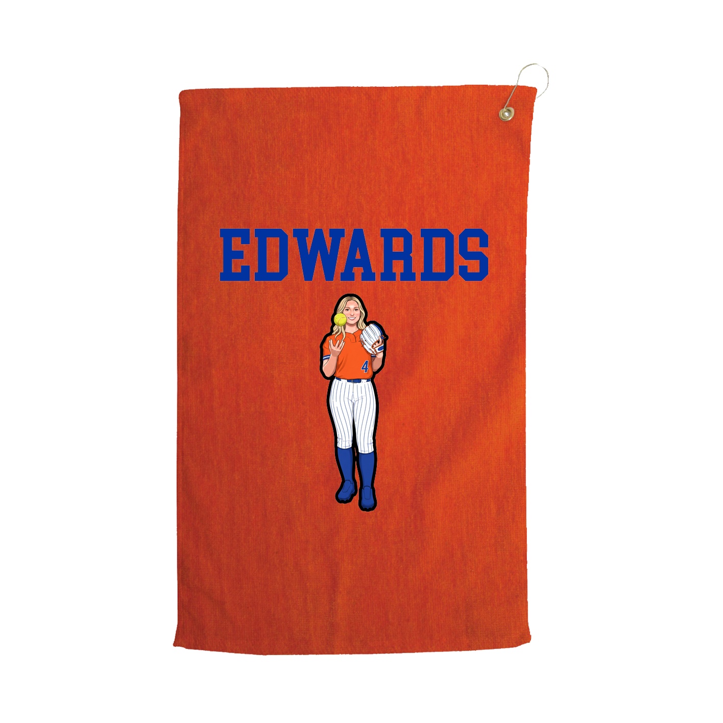 Golf Towel — Shirsey in Orange