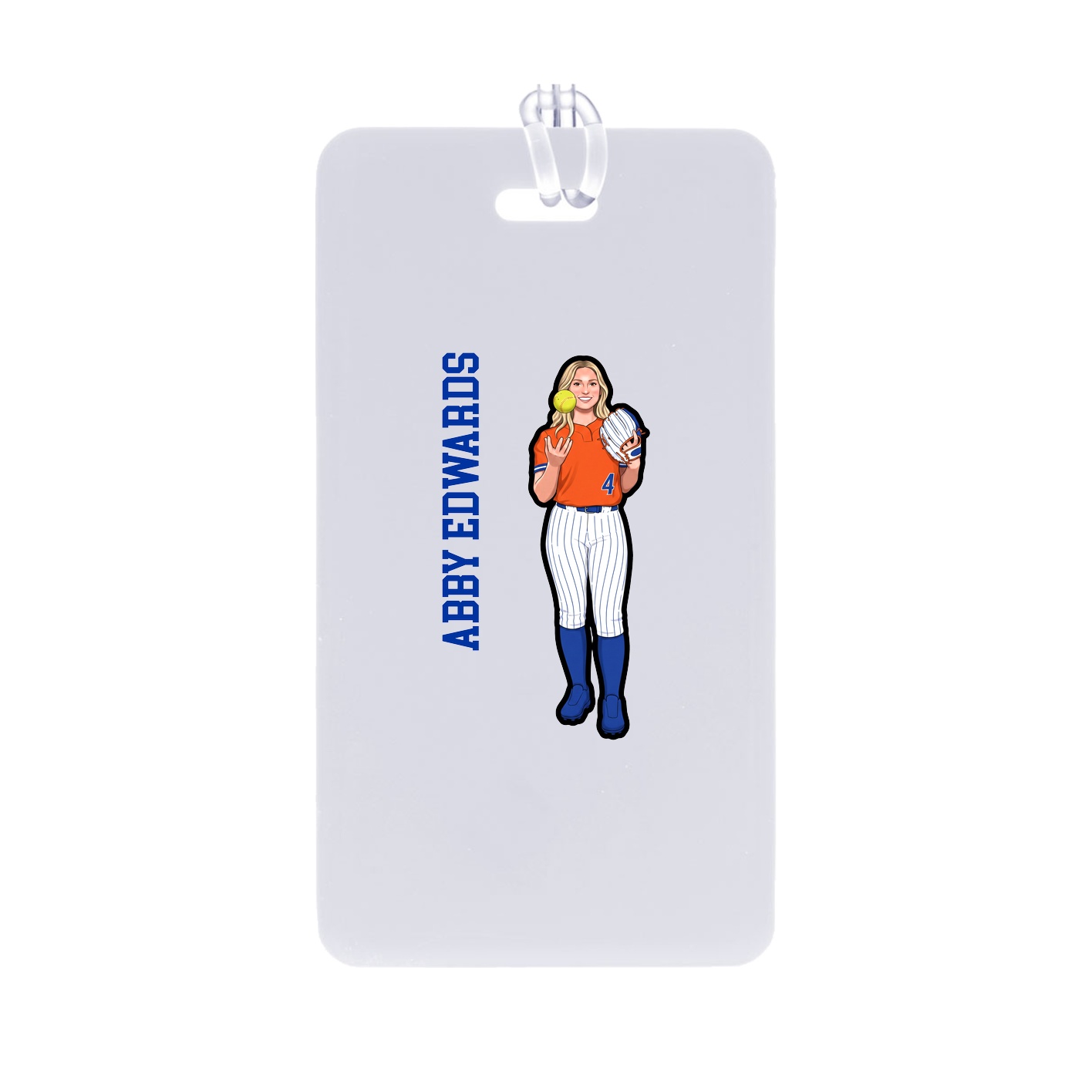 Bag Tag — Name Vertical in Classic