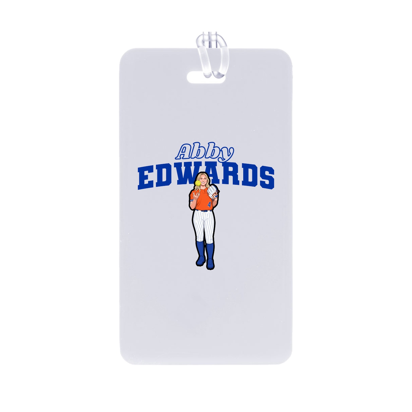 Bag Tag — Name Arch in Classic
