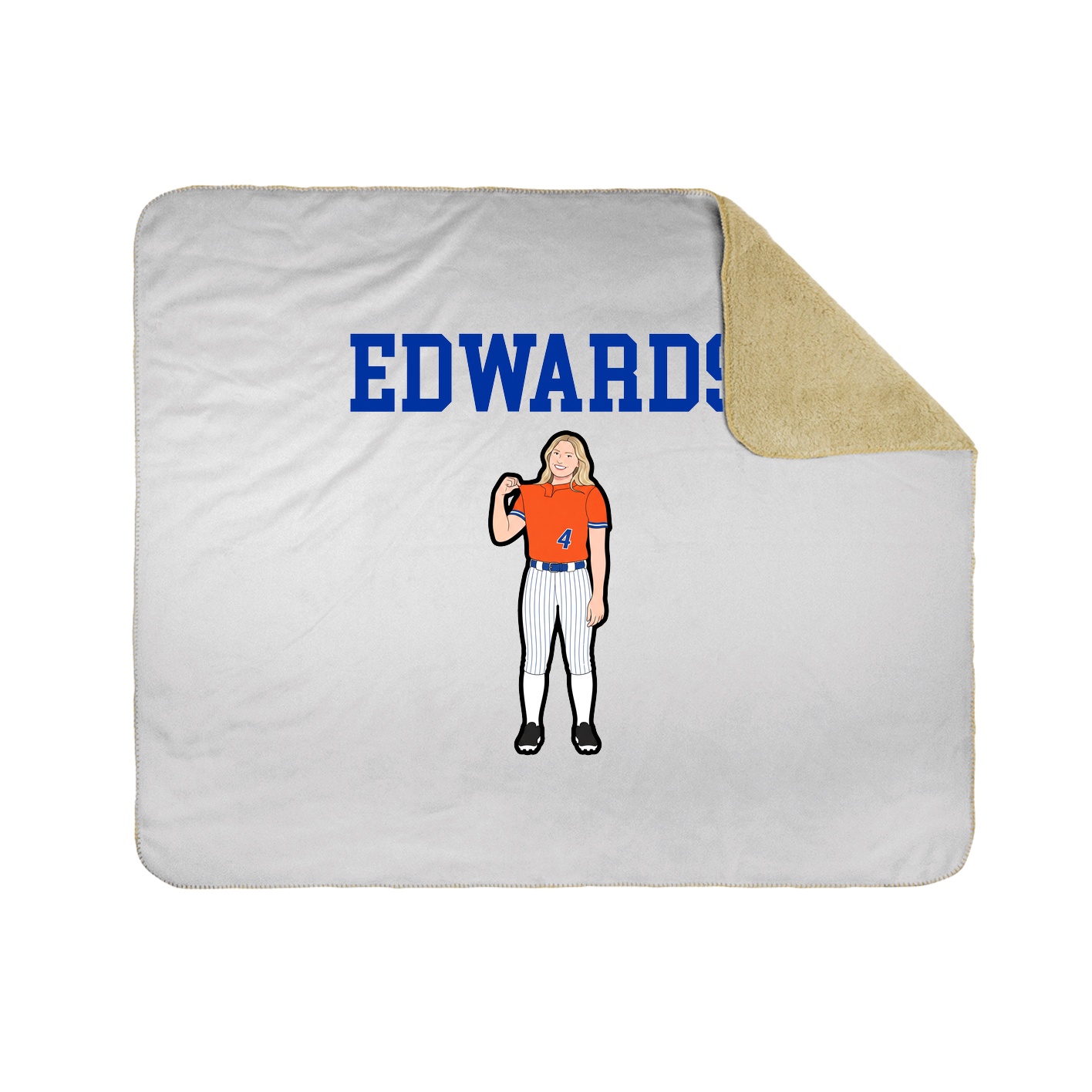 Throw Blanket — Shirsey in White