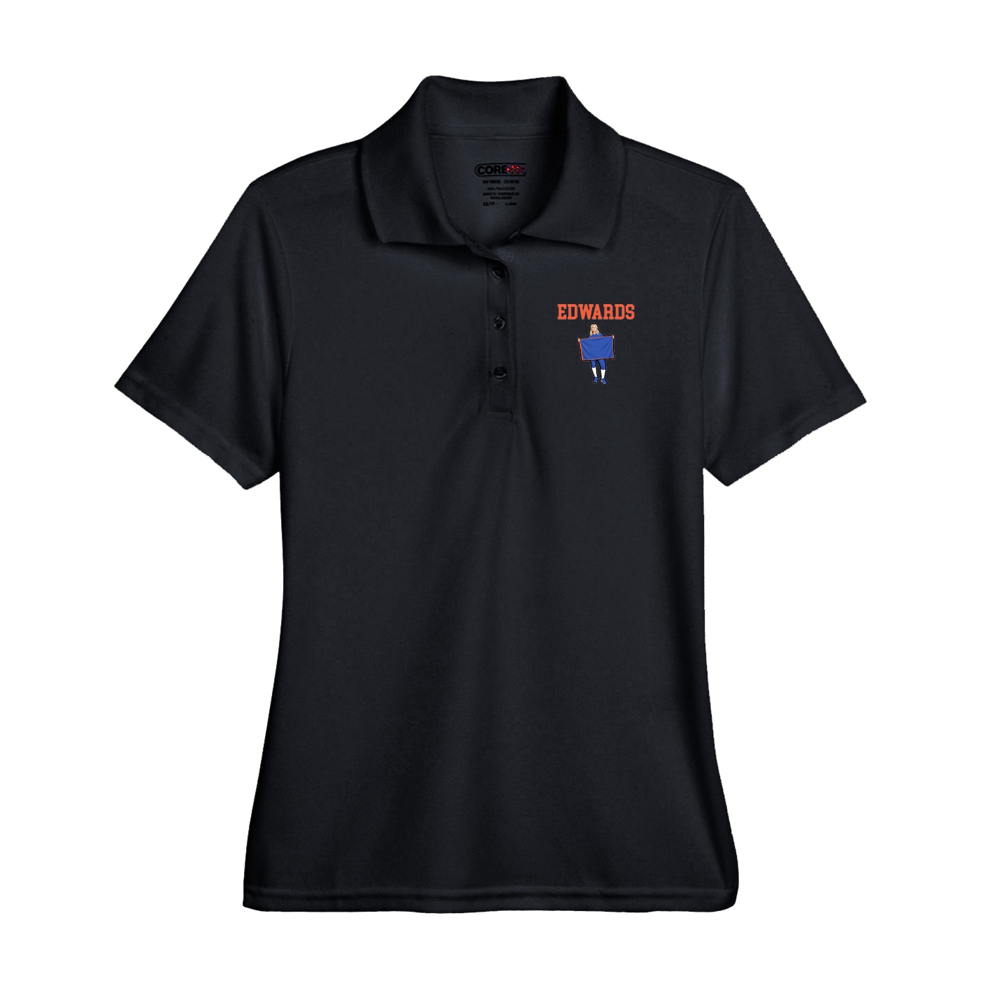 Performance Polo — Shirsey in Black
