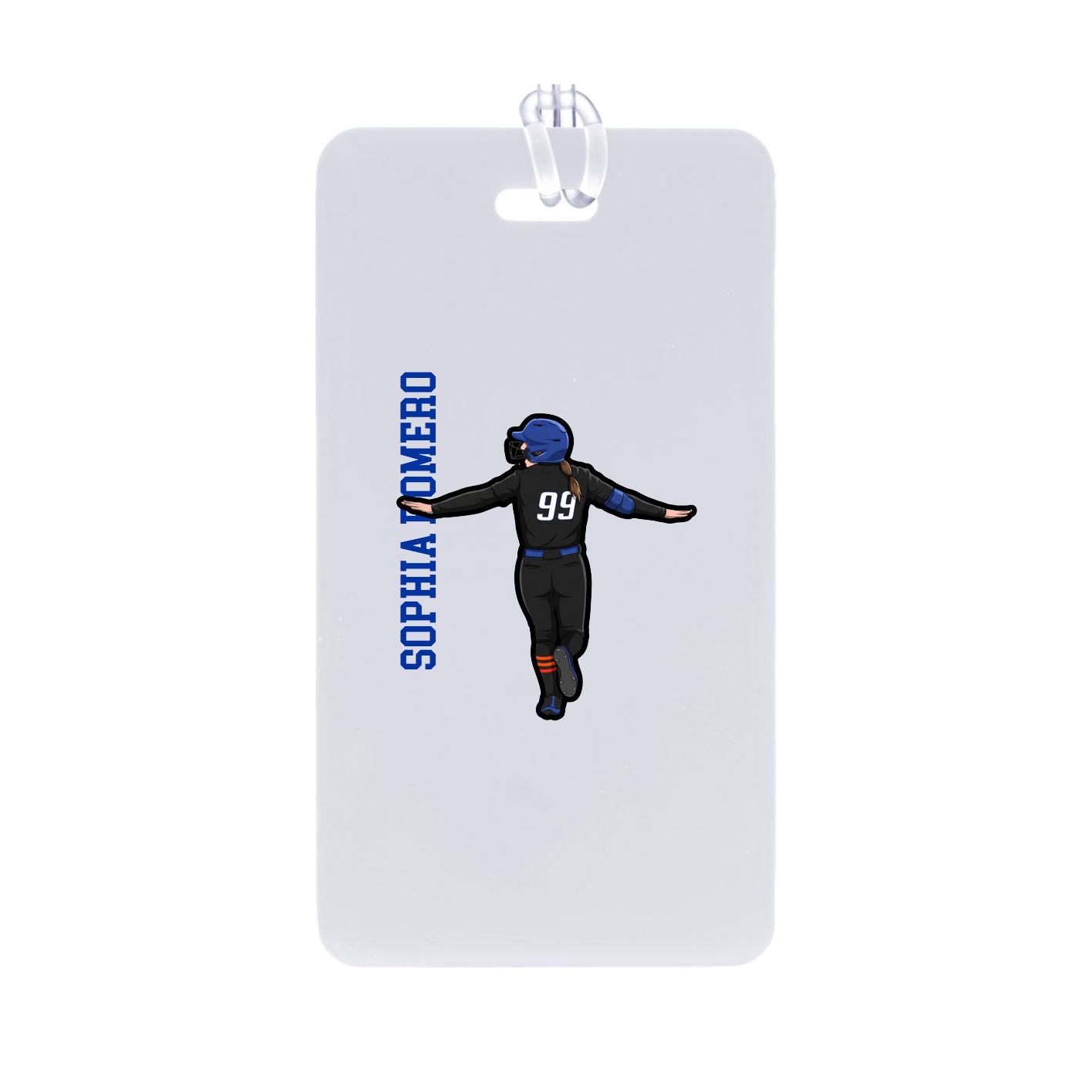 Bag Tag — Name Vertical in Classic