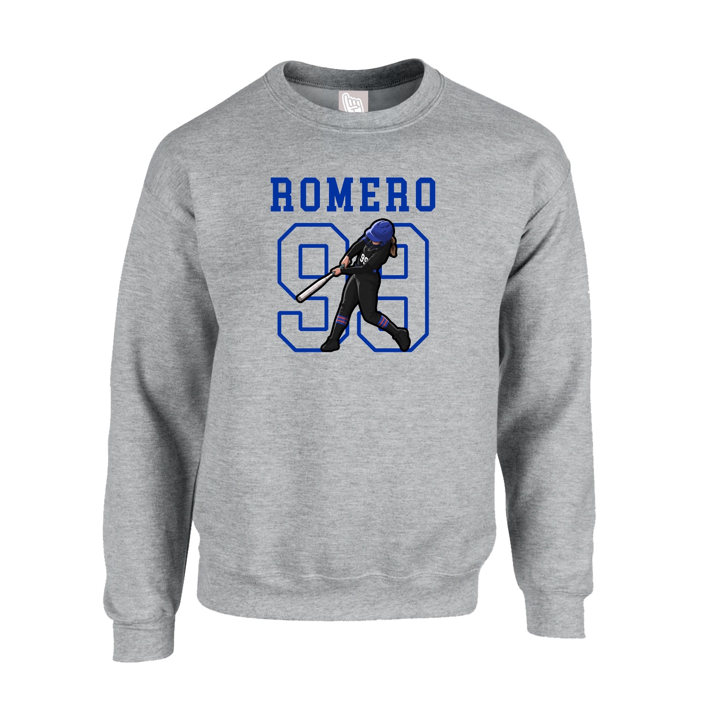 Fleece Crew — Shirsey in Grey