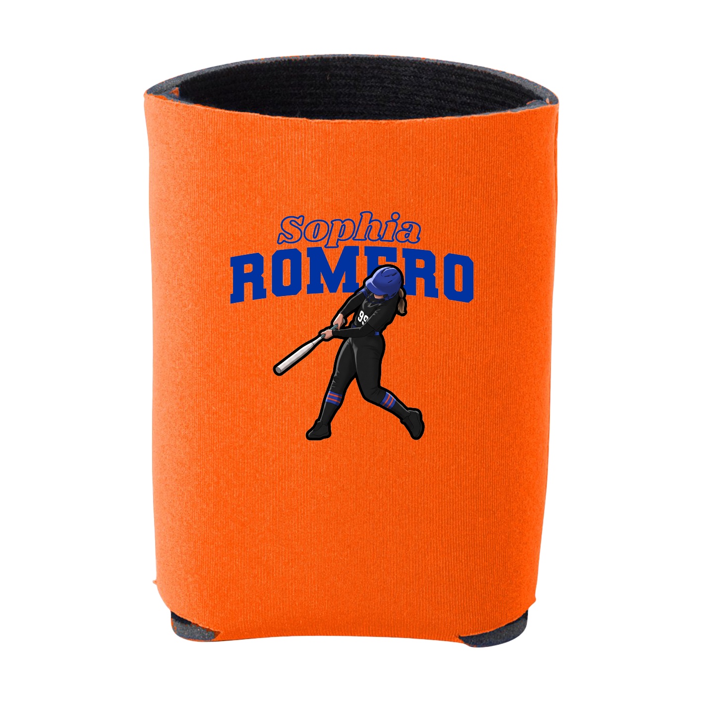Can Holder — Name Arch in Orange