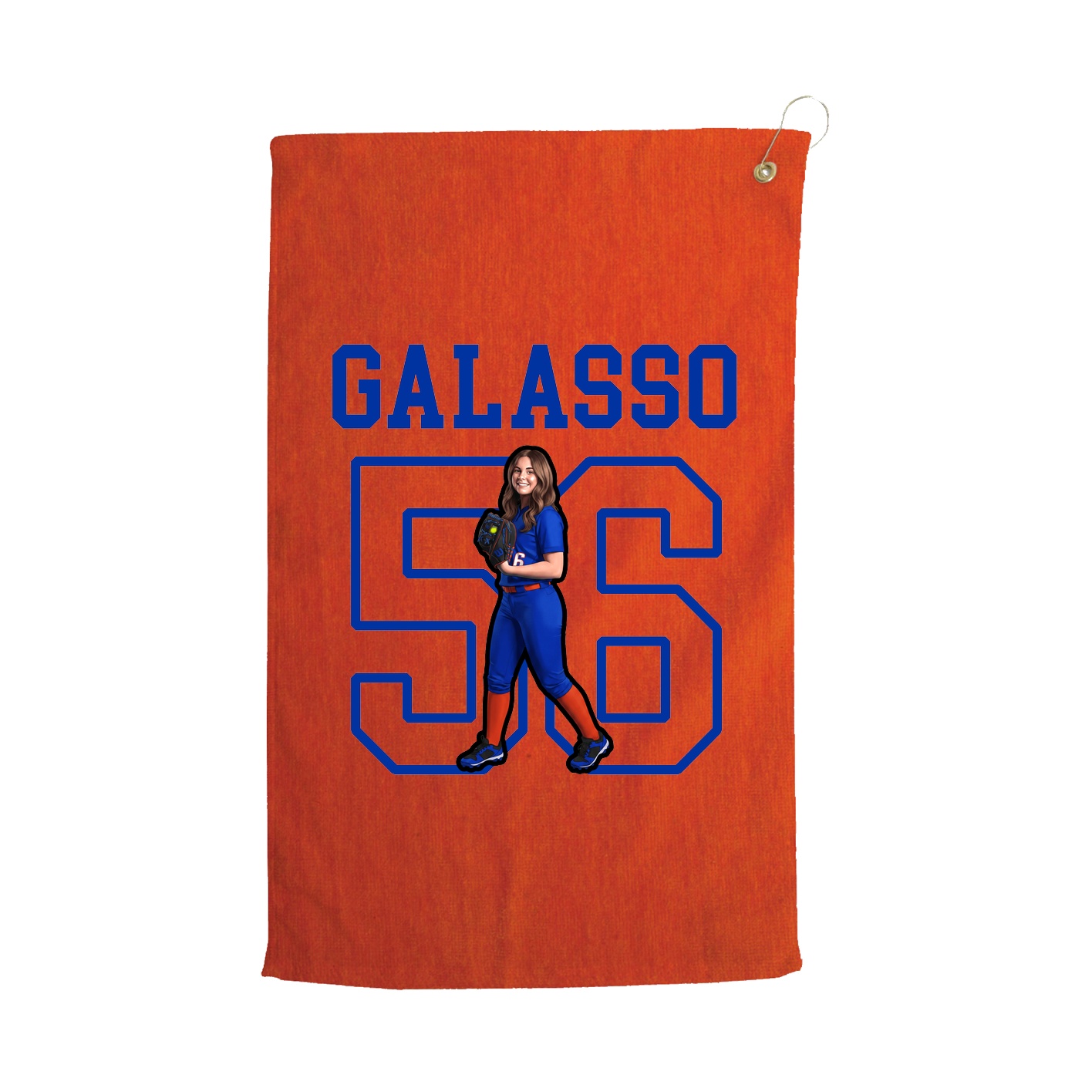 Golf Towel — Shirsey in Orange