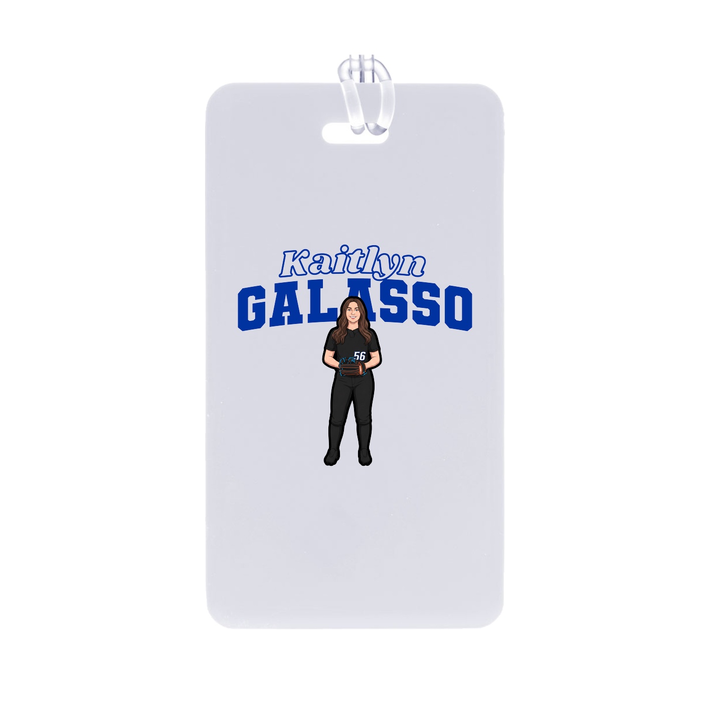 Bag Tag — Name Arch in Classic