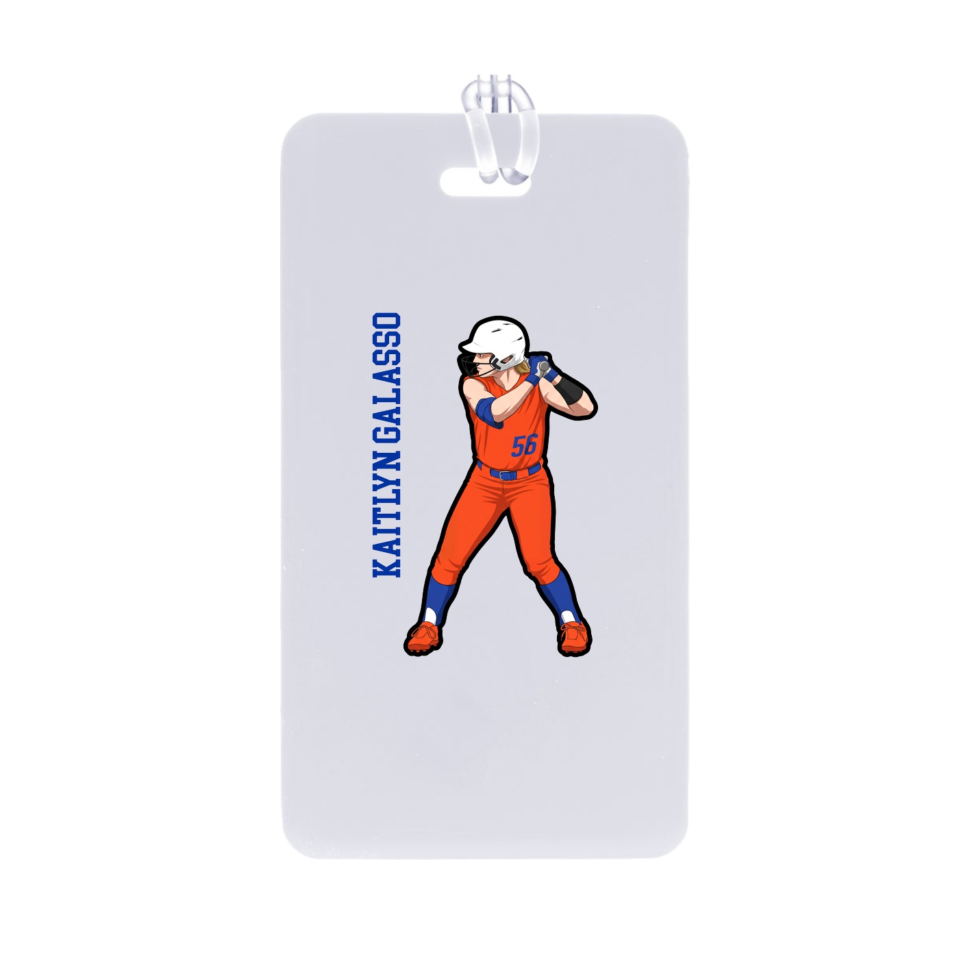 Bag Tag — Name Vertical in Classic