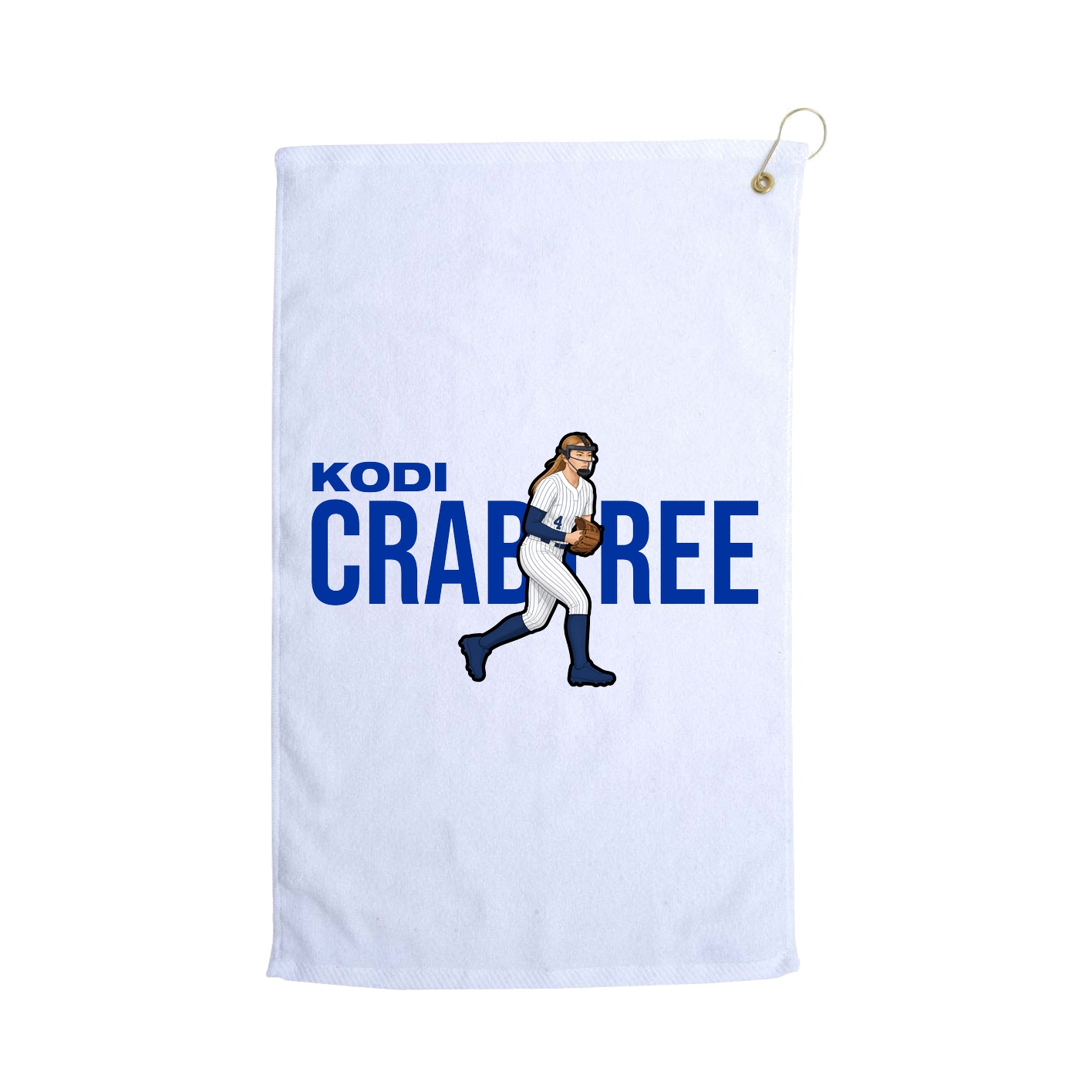 Golf Towel — Player Name in White
