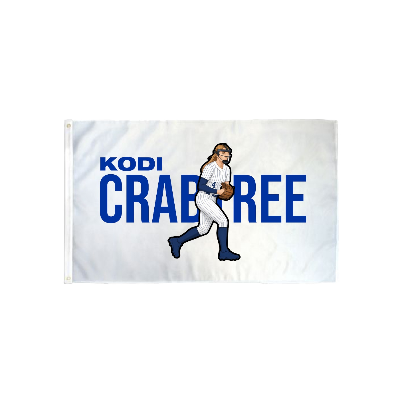 3x5 Flag — Player Name in Classic