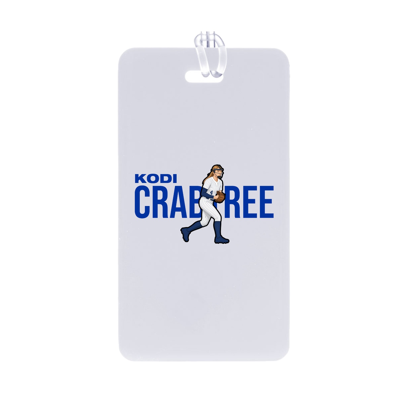 Bag Tag — Player Name in Classic