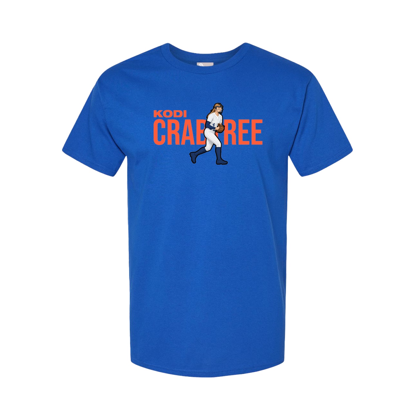 Youth Tee — Player Name in Royal