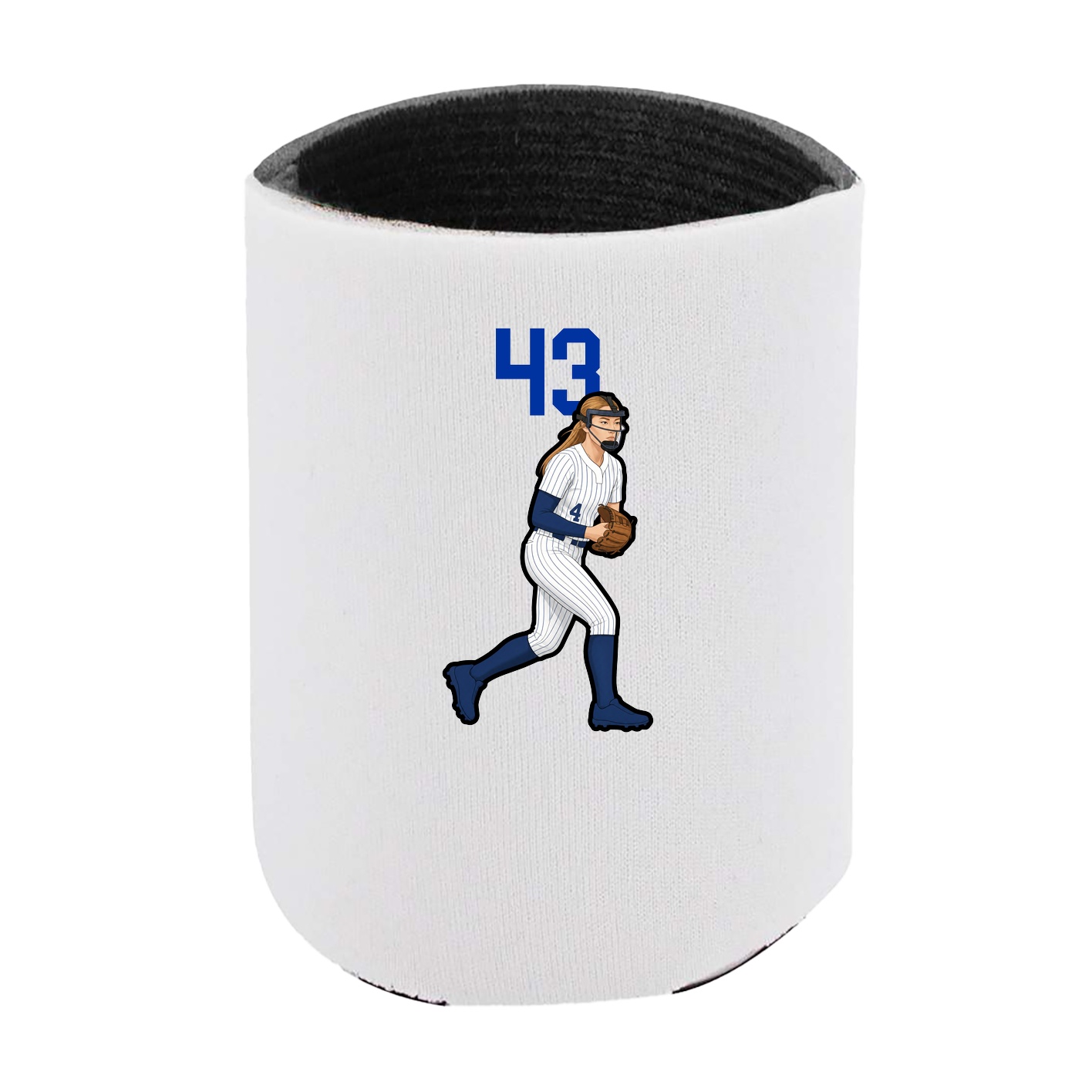 Can Holder — Number Top in White