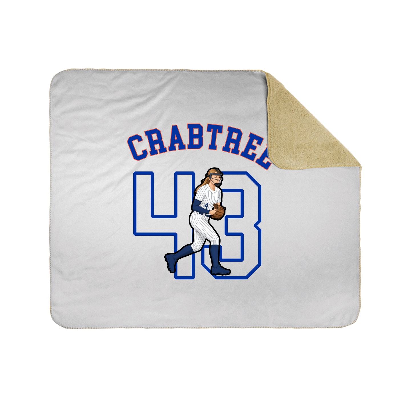 Throw Blanket — Shirsey Arch in White