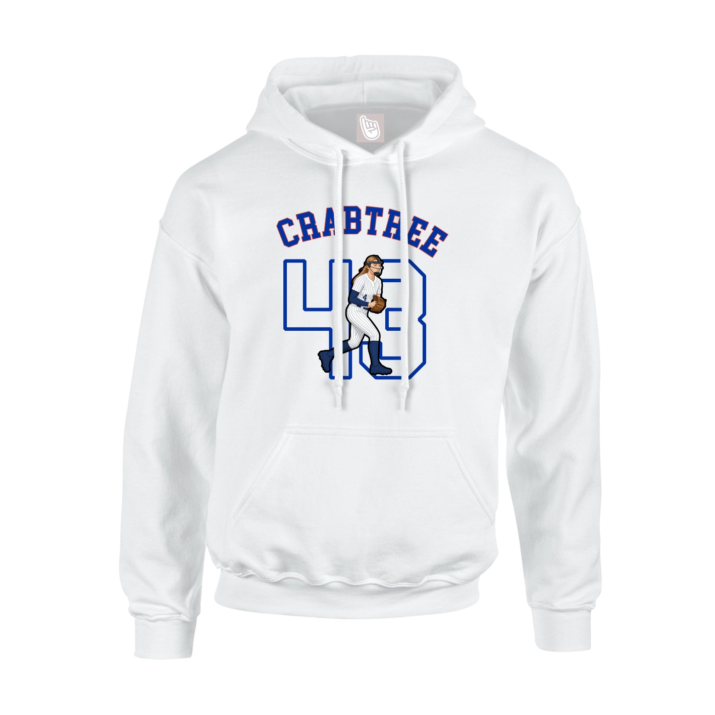 Youth Hoodie — Shirsey Arch in White