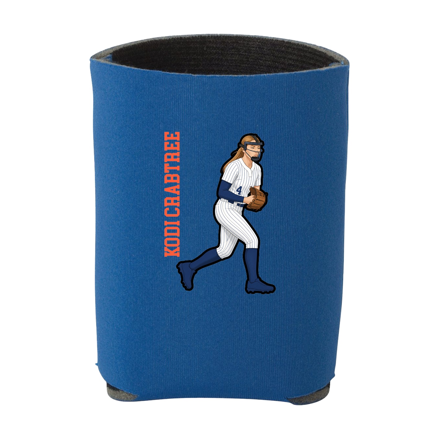 Can Holder — Name Vertical in Royal