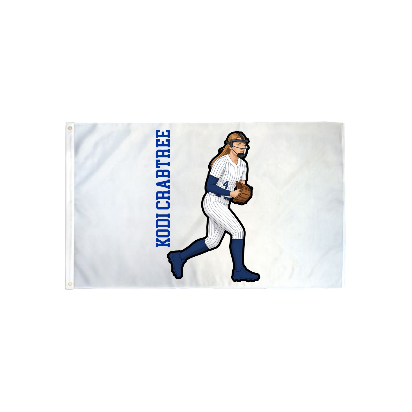 3x5 Flag — Name Vertical in Classic