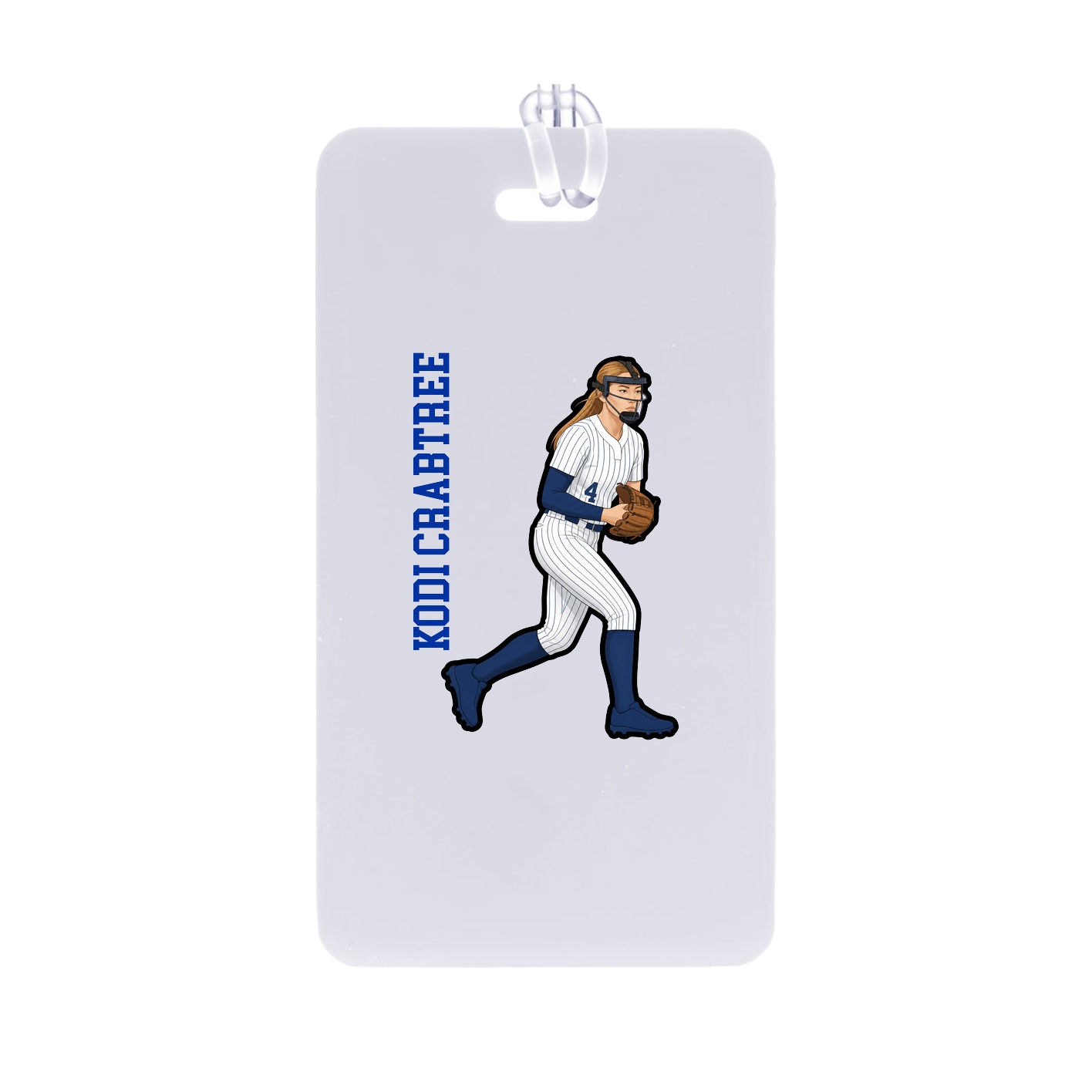 Bag Tag — Name Vertical in Classic