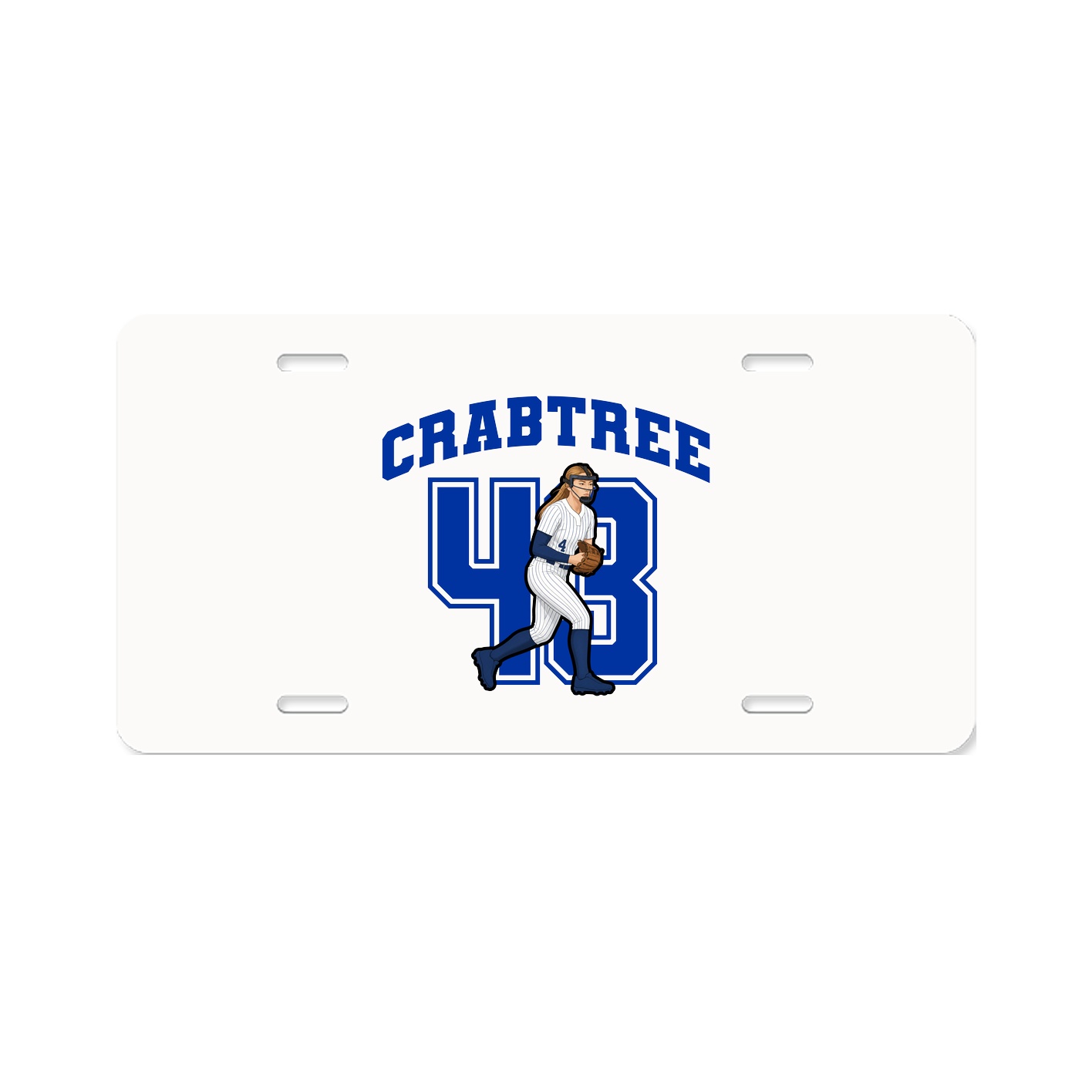 License Plate — Number in Classic
