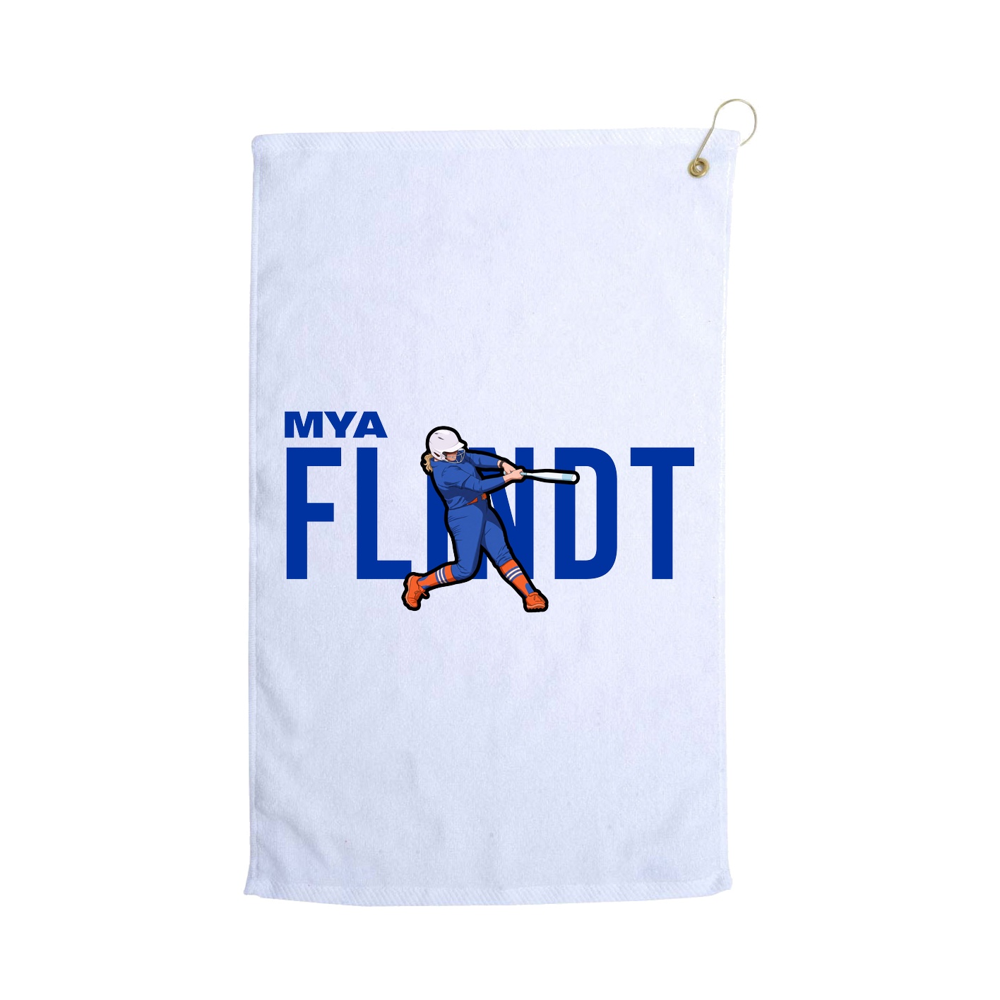 Golf Towel — Player Name in White