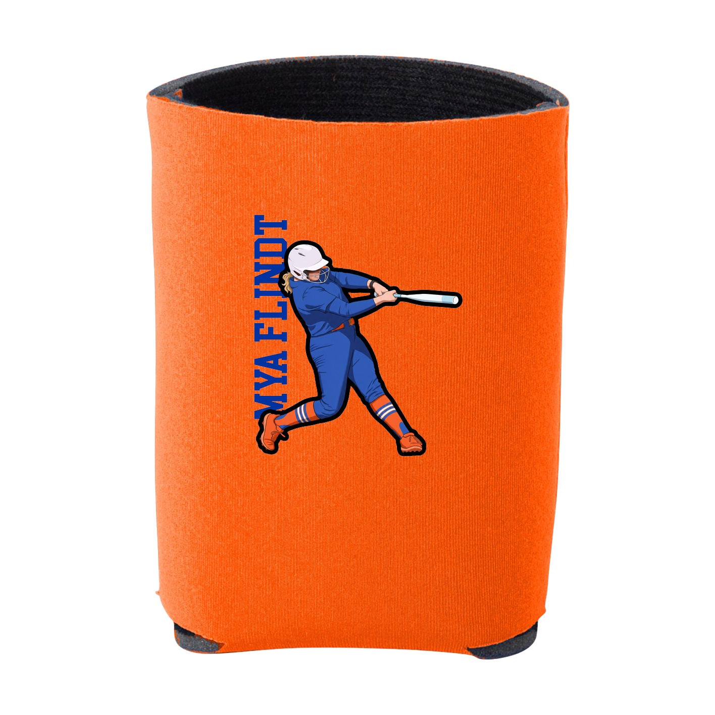 Can Holder — Name Vertical in Orange