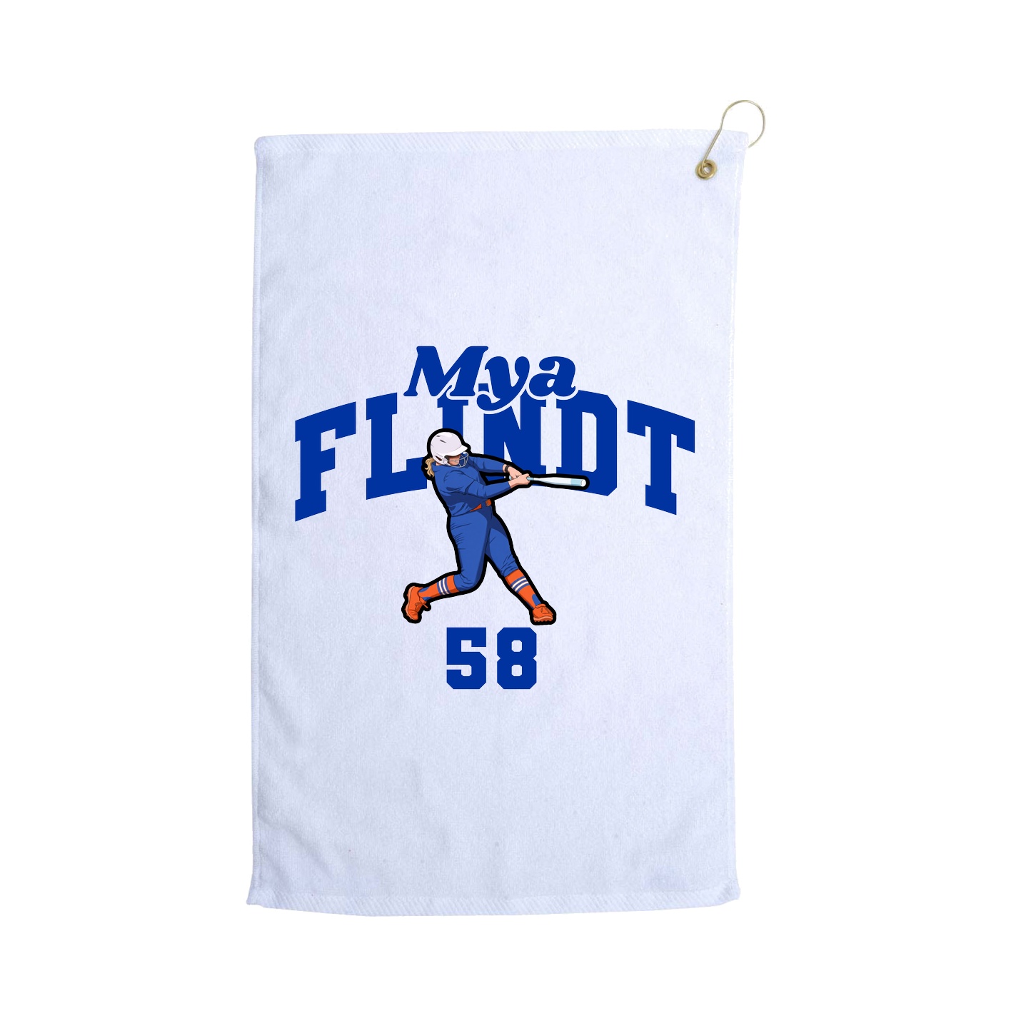 Golf Towel — Signature Arch in White