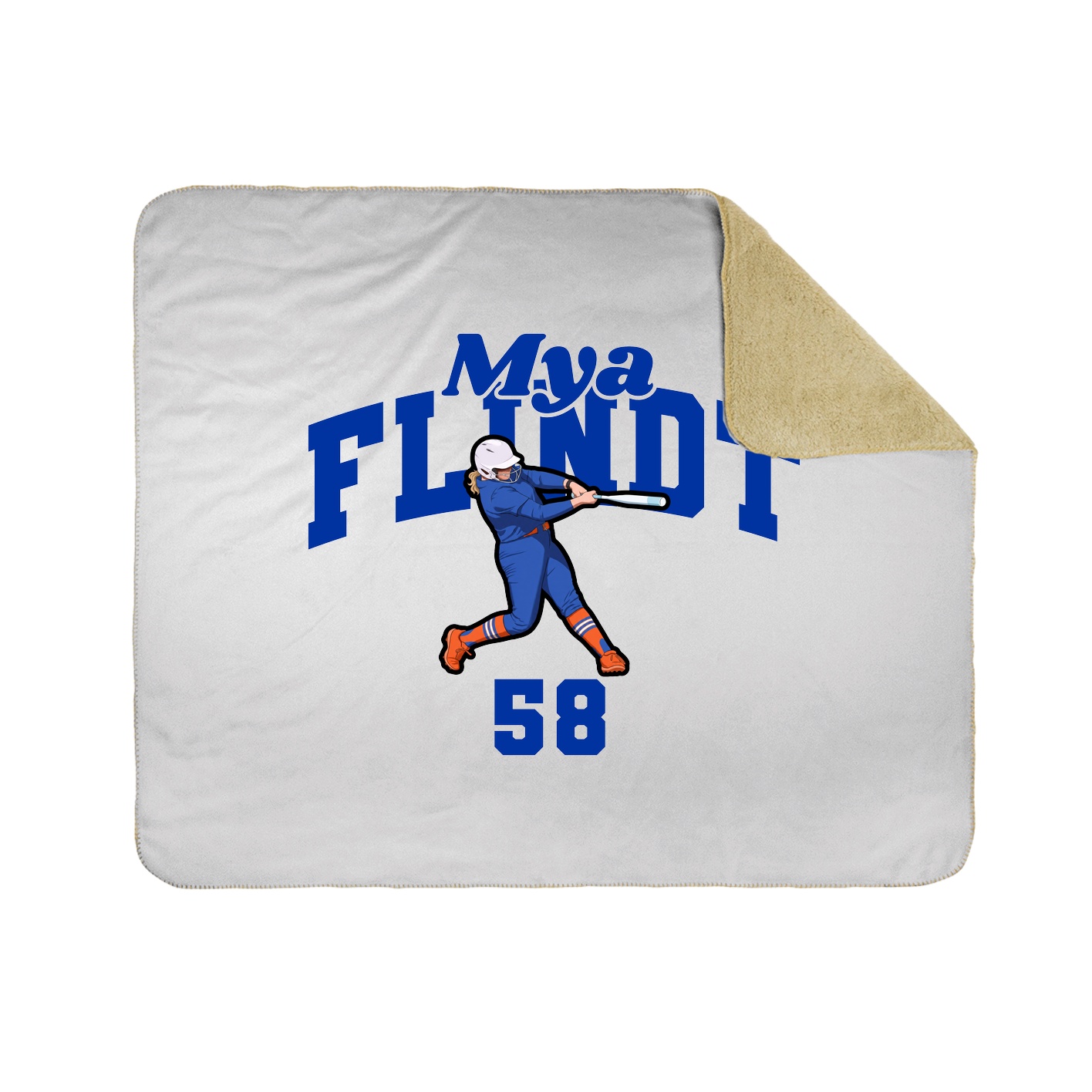 Throw Blanket — Signature Arch in White