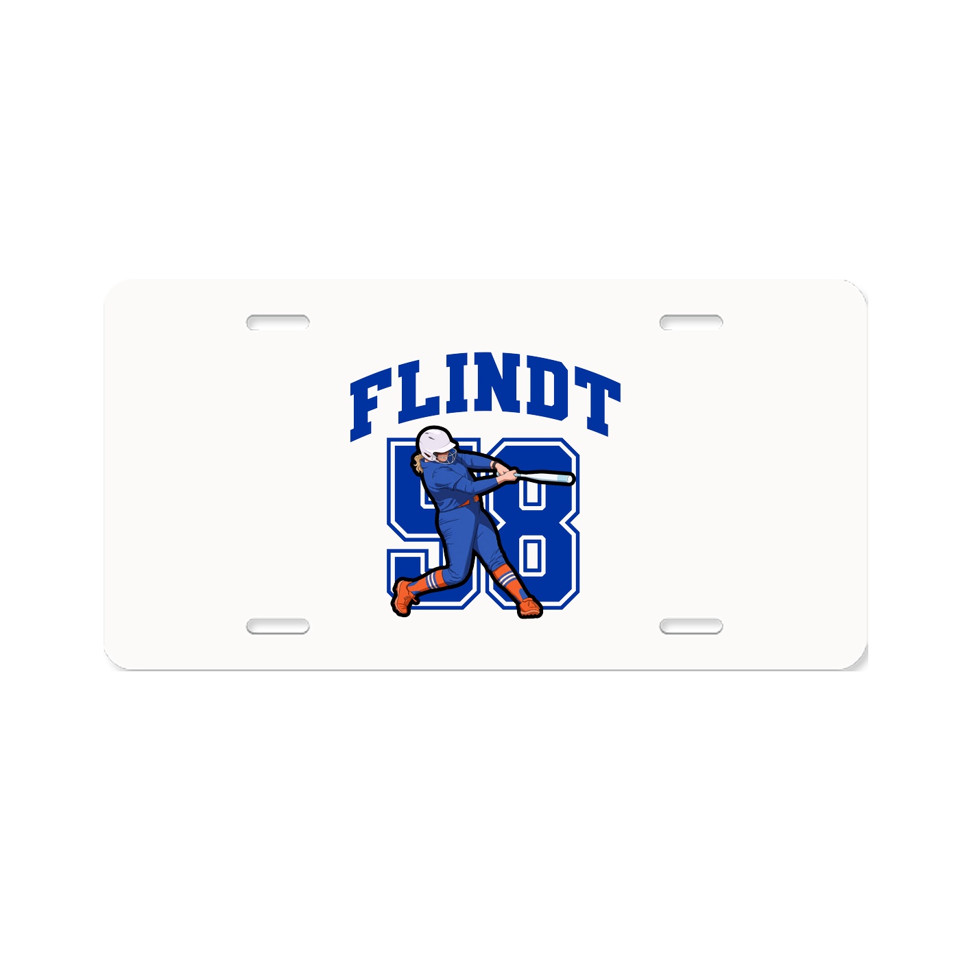 License Plate — Number in Classic