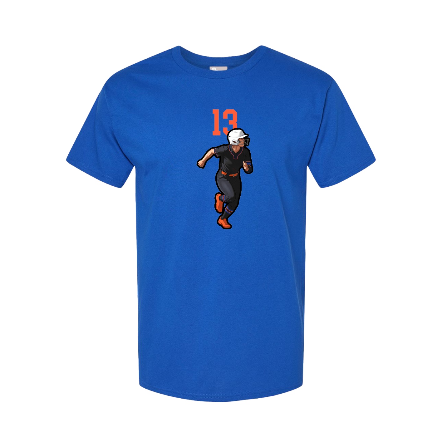 Tee — Number Top in Royal