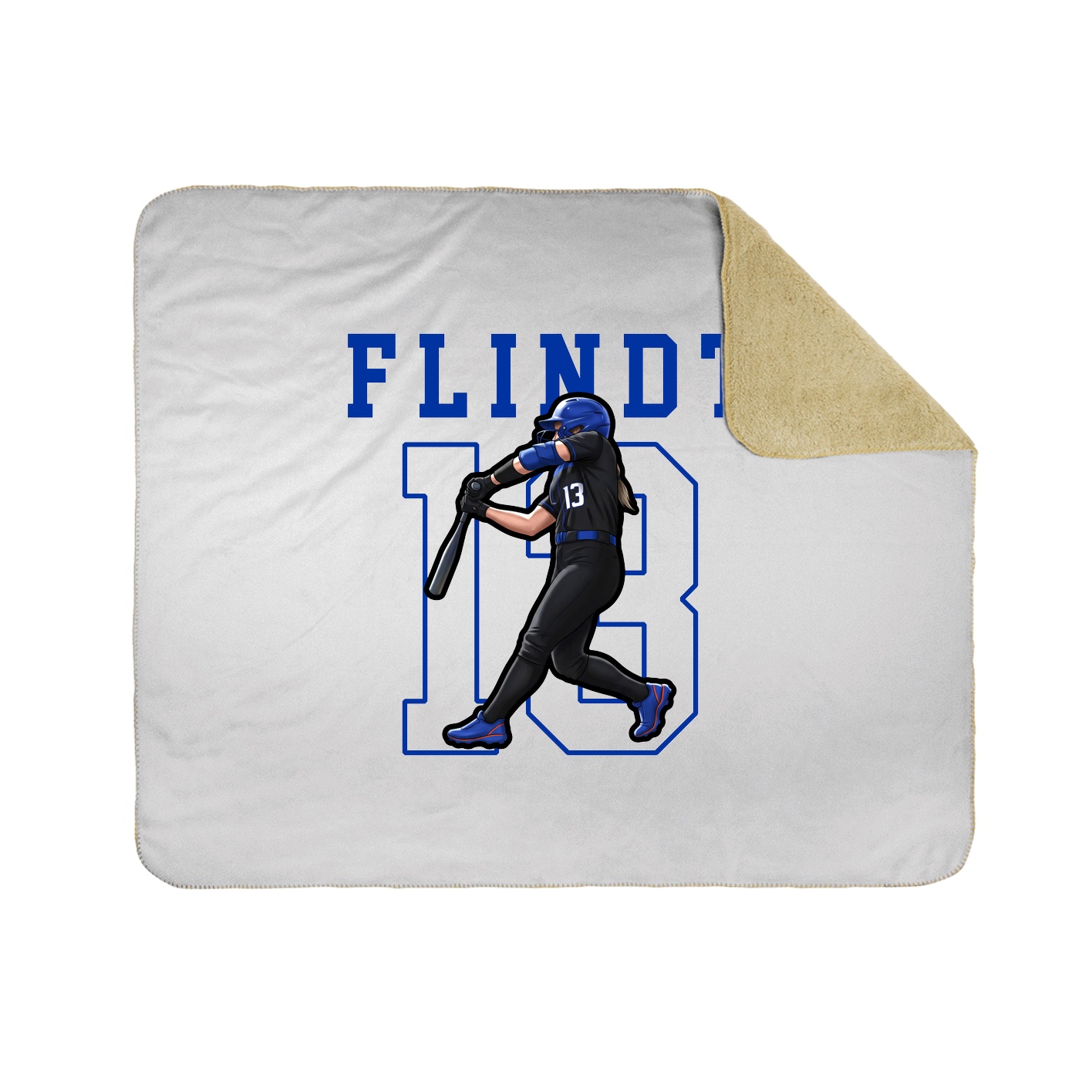 Throw Blanket — Shirsey in White