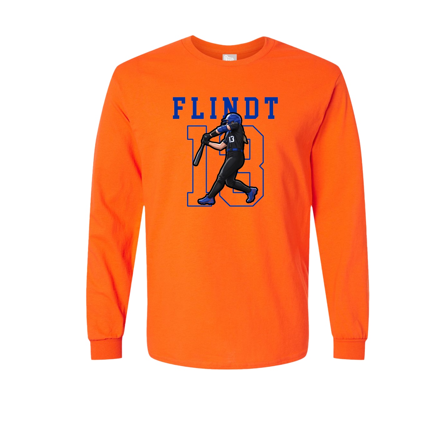 Long Sleeve Tee — Shirsey in Orange