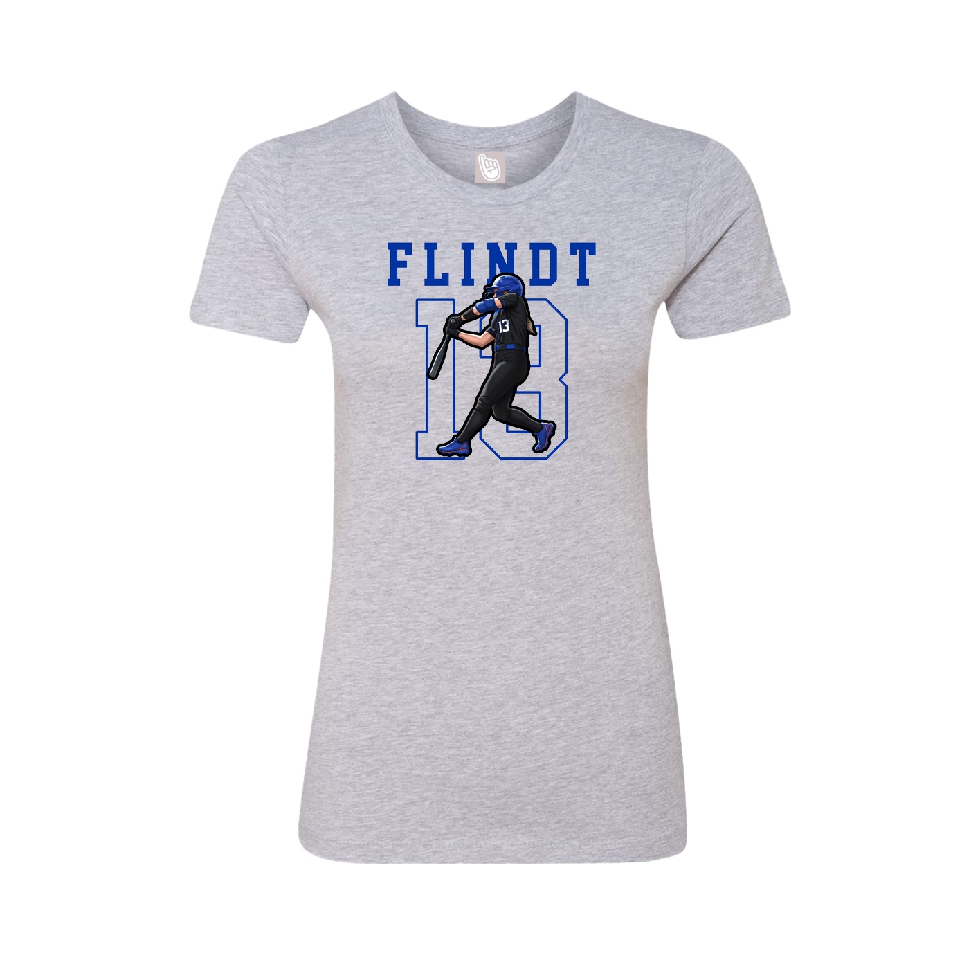 Fitted Women's Tee — Shirsey in Grey
