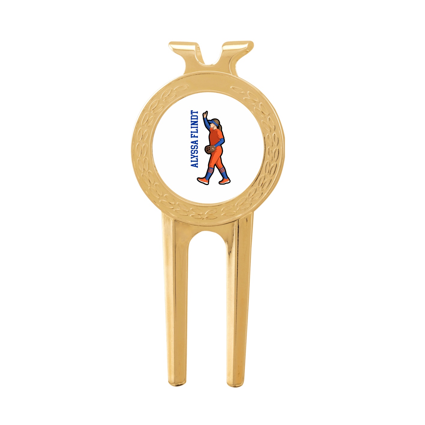 Divot Tool with Ball Marker — Name Vertical in Classic