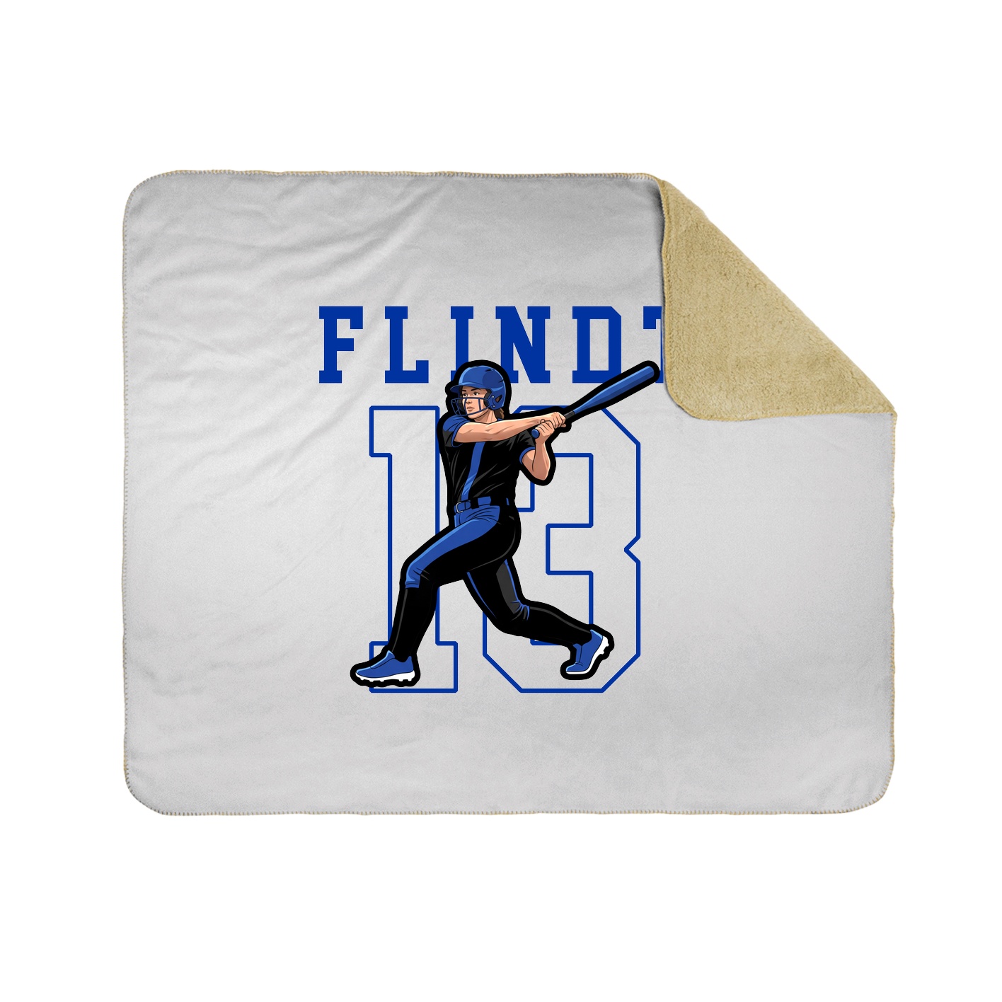 50x60 Sherpa Lined Throw Blanket