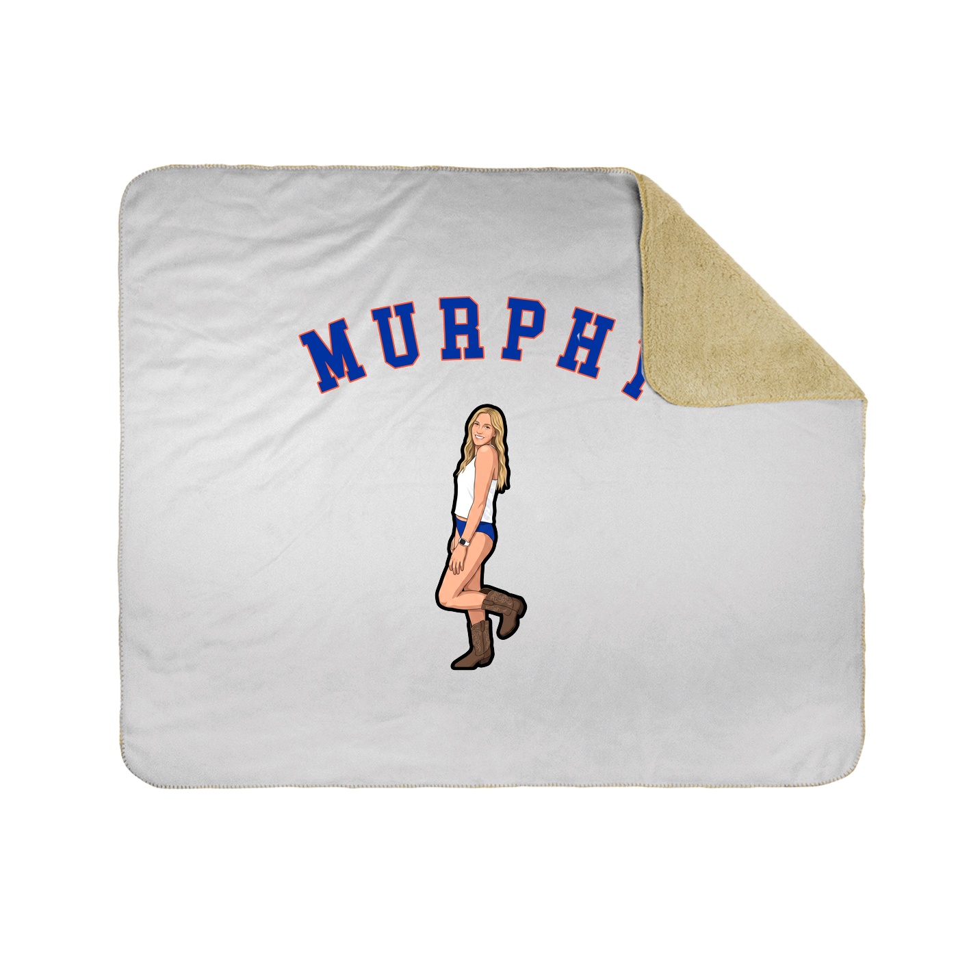 Throw Blanket — Shirsey Arch in White
