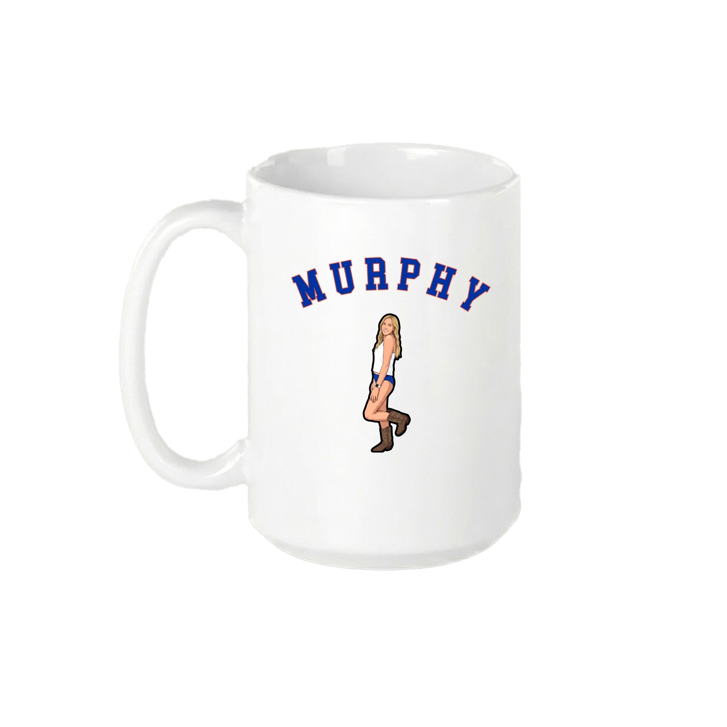 15oz Coffee Mug — Shirsey Arch in White