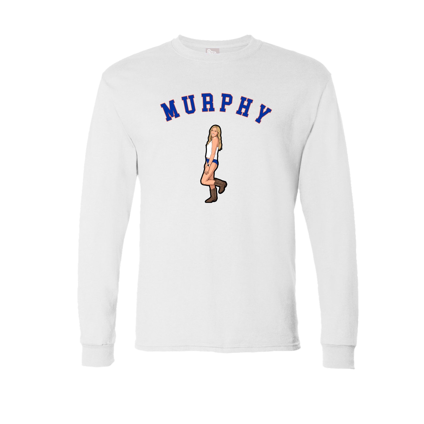 Long Sleeve Tee — Shirsey Arch in White