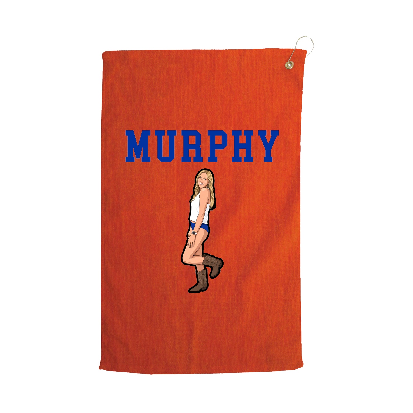 Golf Towel — Shirsey in Orange