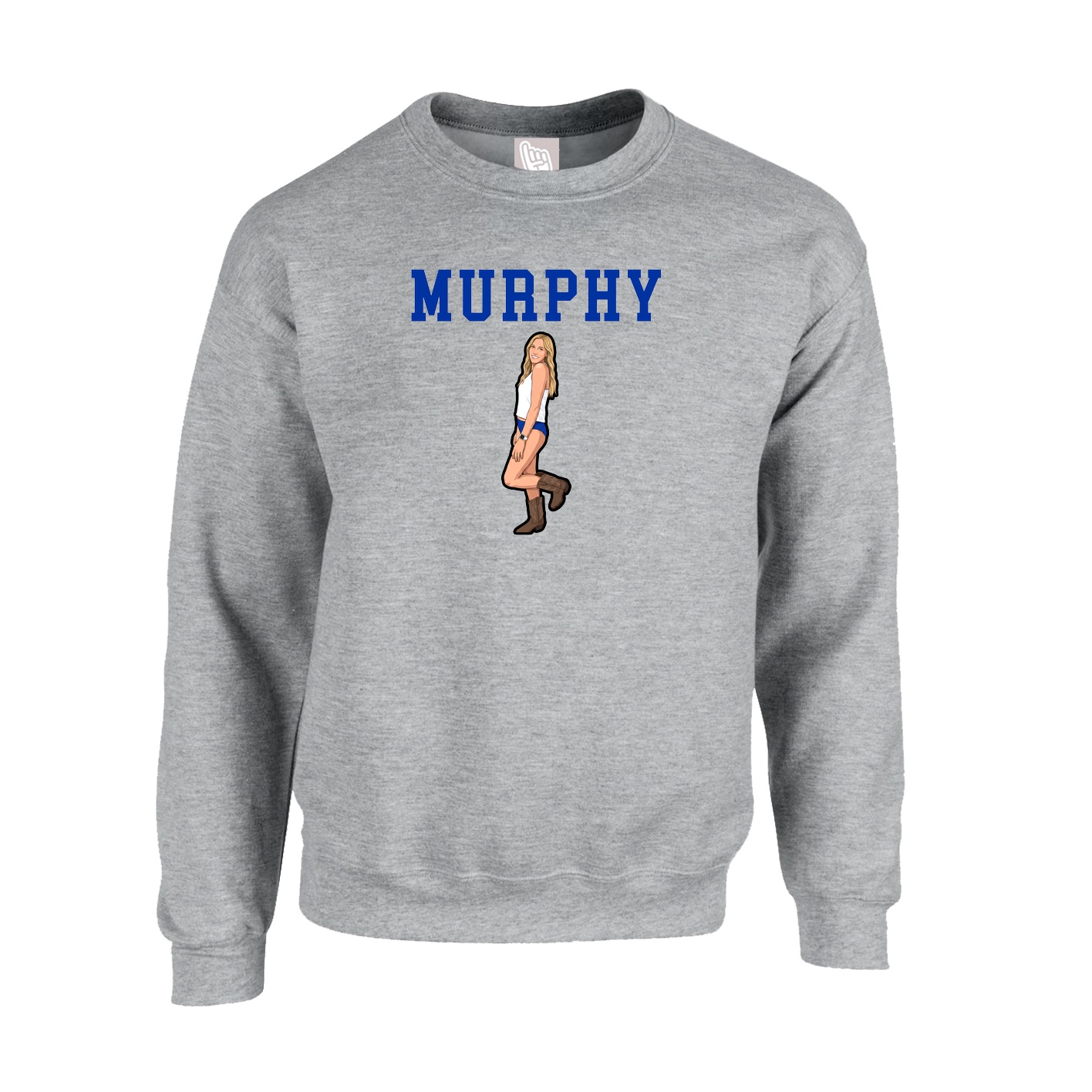 Fleece Crew — Shirsey in Grey