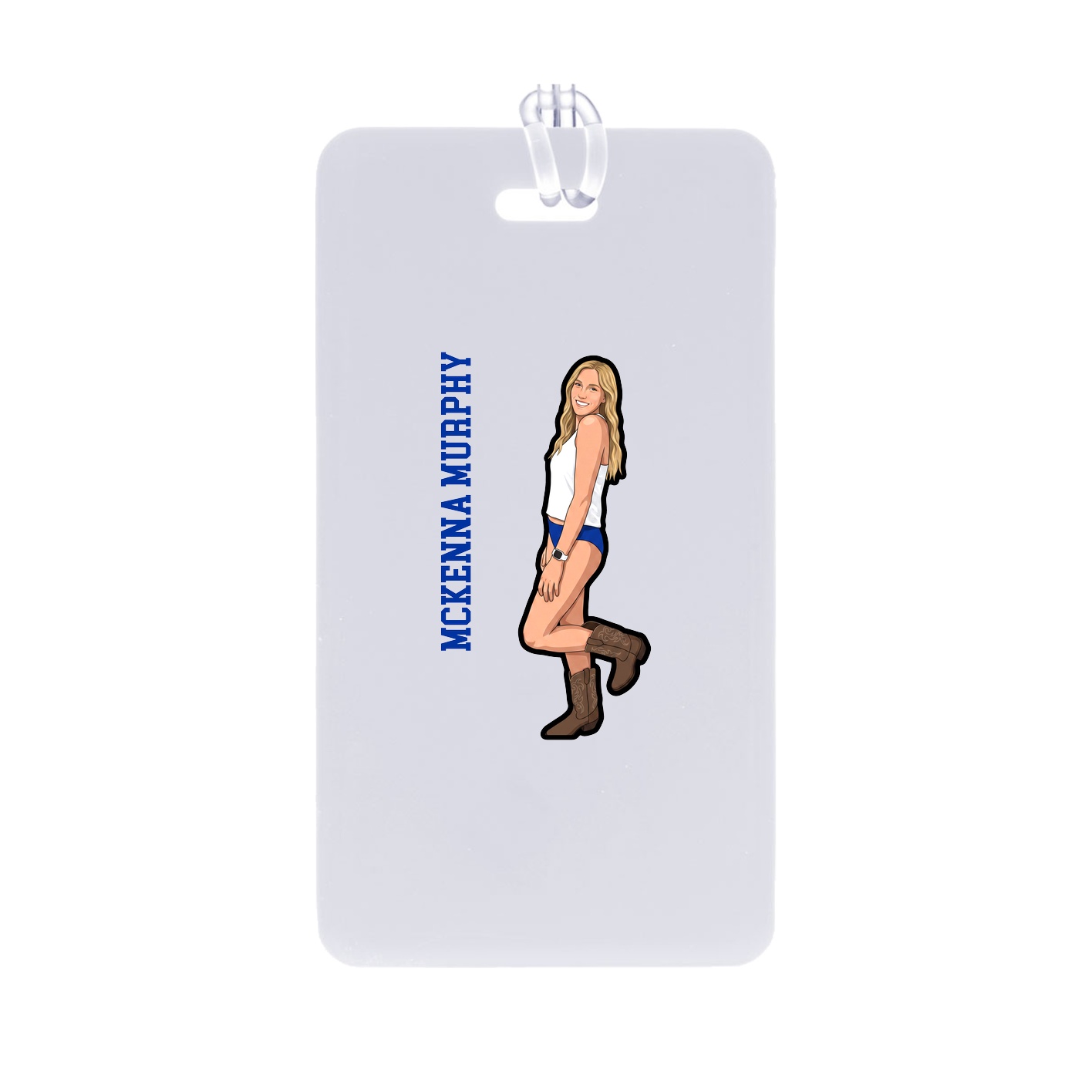 Bag Tag — Name Vertical in Classic