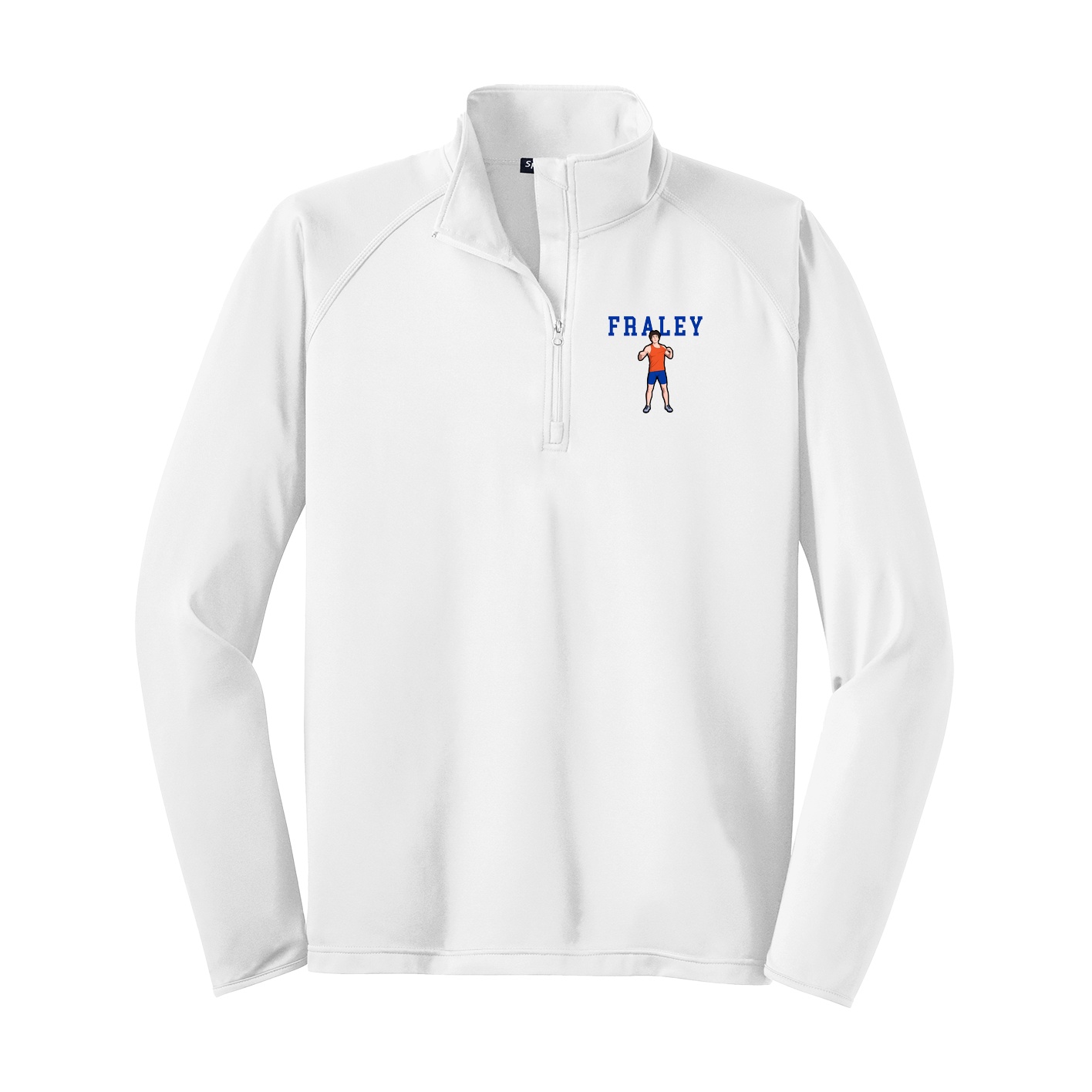 Q-Zip Pullover — Shirsey in White