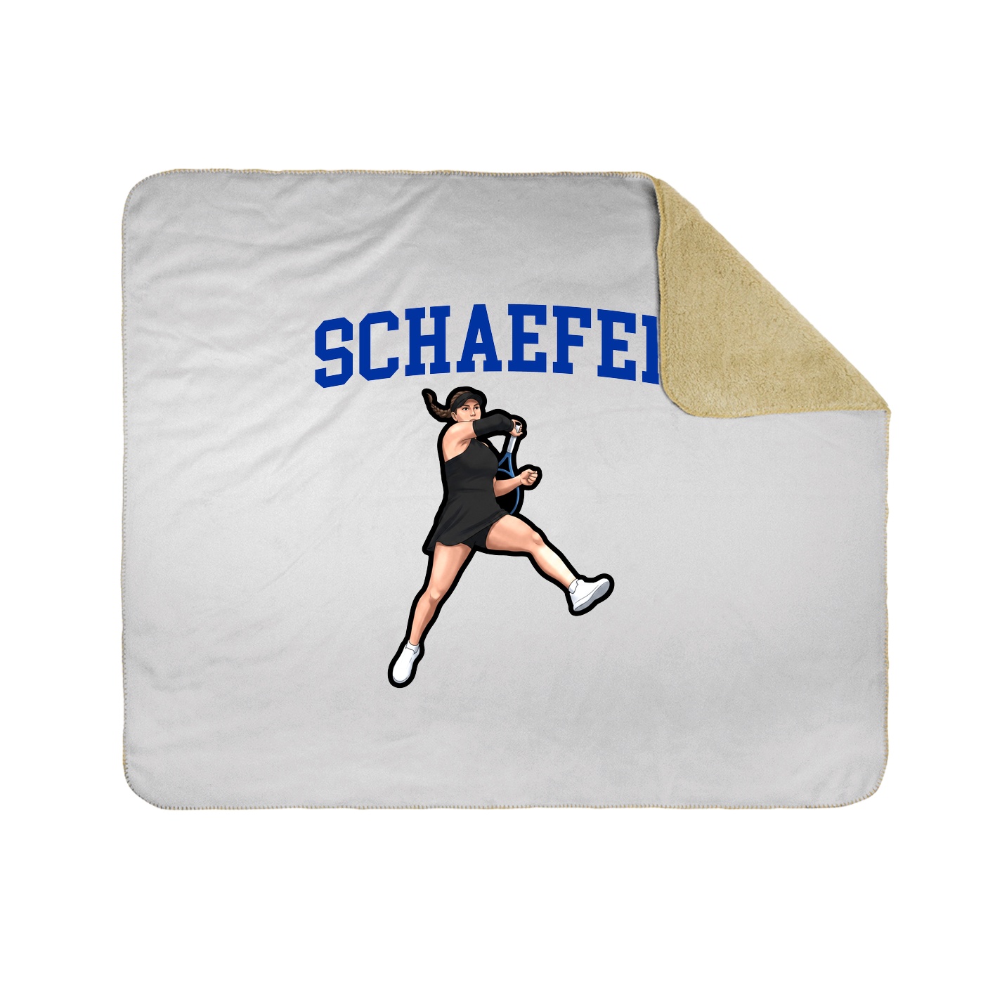 Throw Blanket — Shirsey in White
