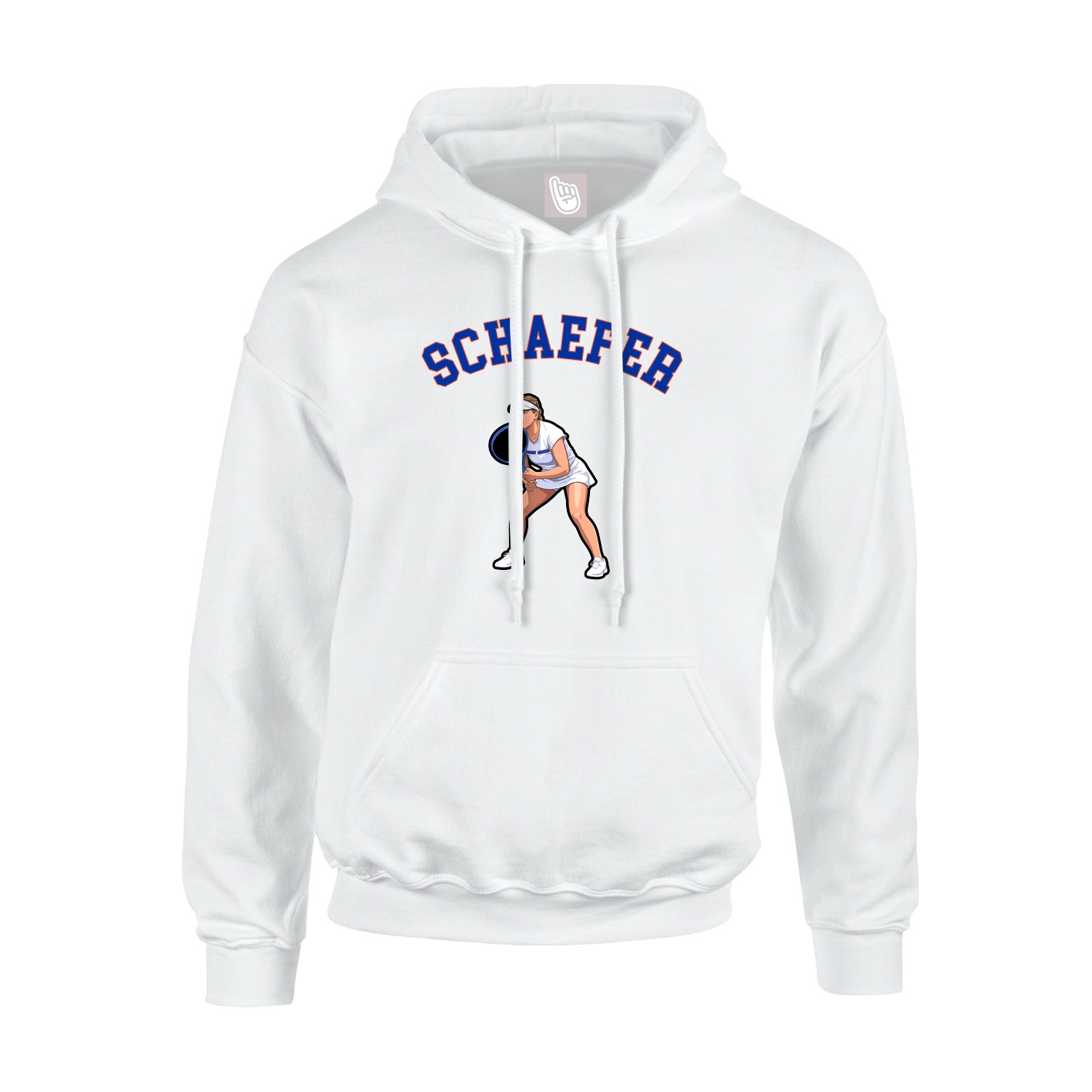 Youth Hoodie — Shirsey Arch in White