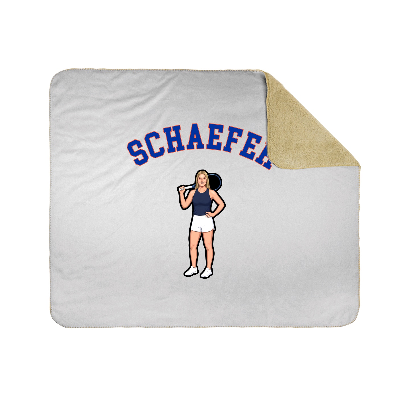Throw Blanket — Shirsey Arch in White