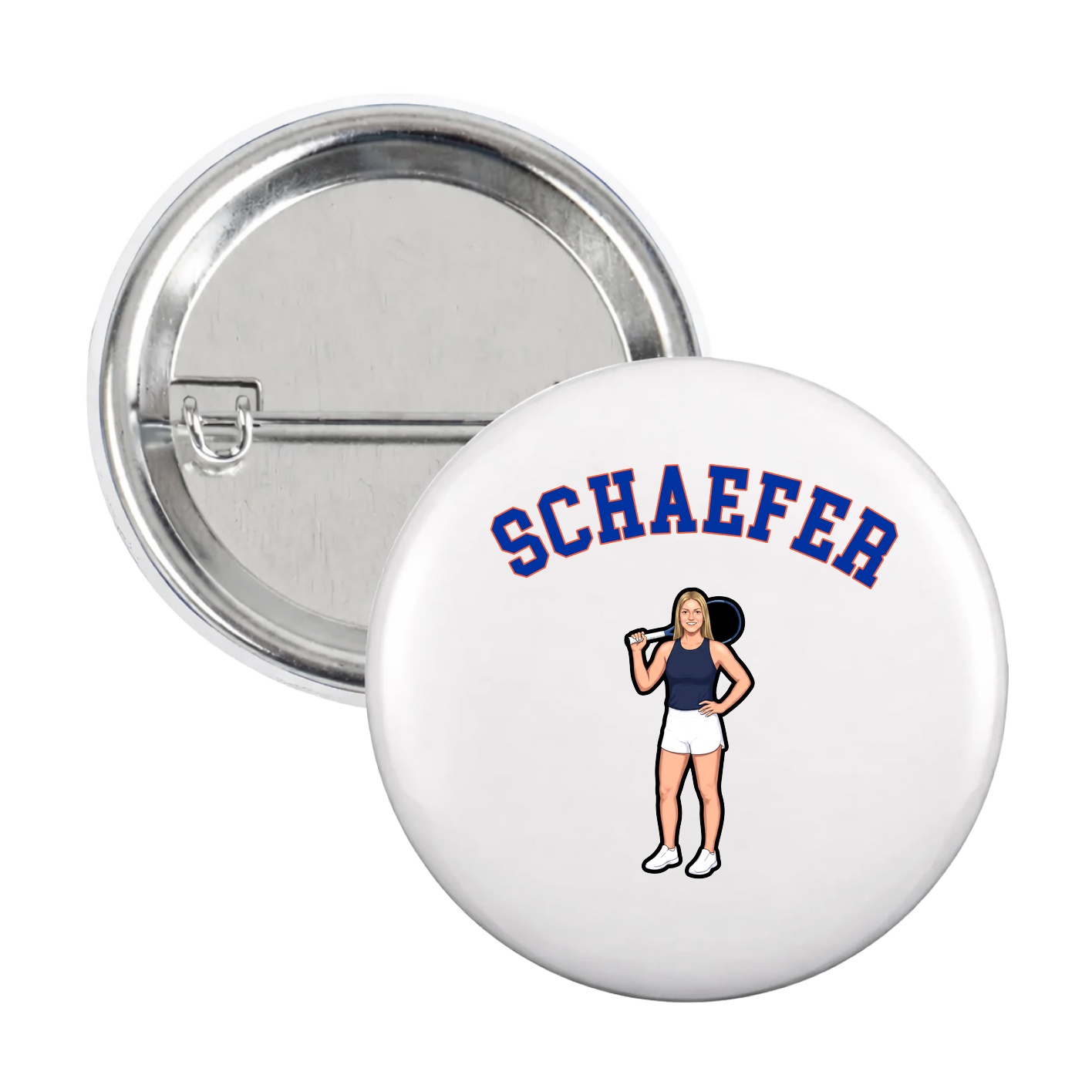 Game Day Button — Shirsey Arch in White