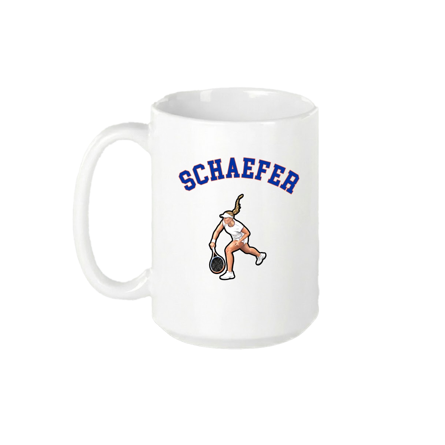 15oz Coffee Mug — Shirsey Arch in White
