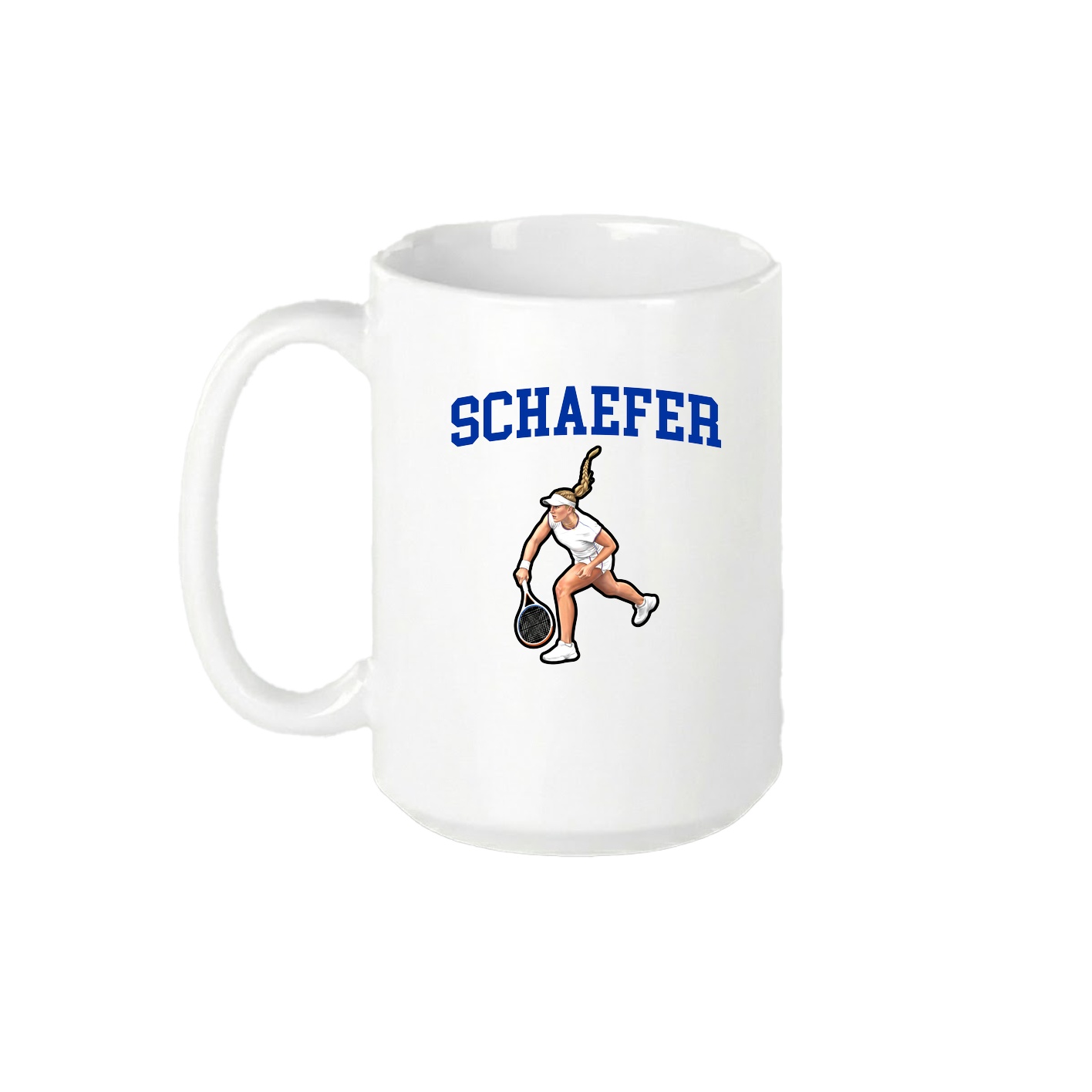 15oz Coffee Mug — Shirsey in White
