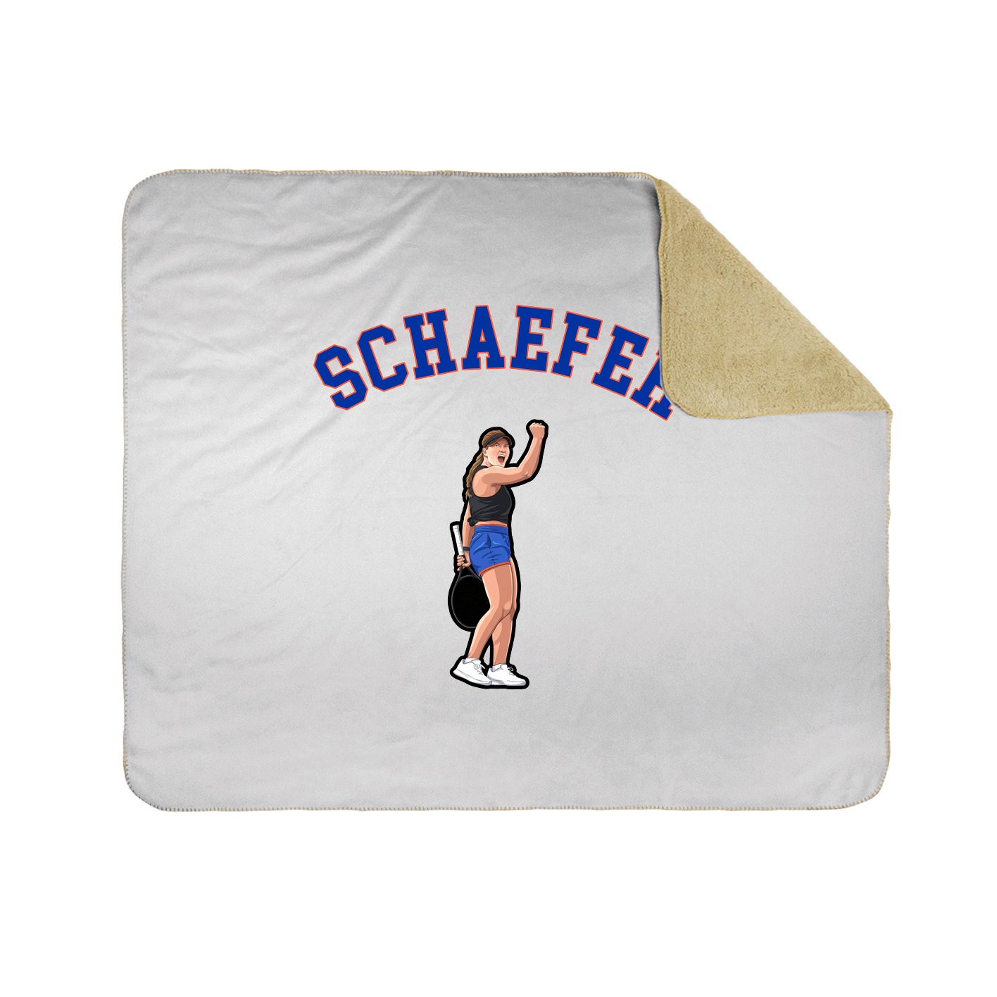 Throw Blanket — Shirsey Arch in White