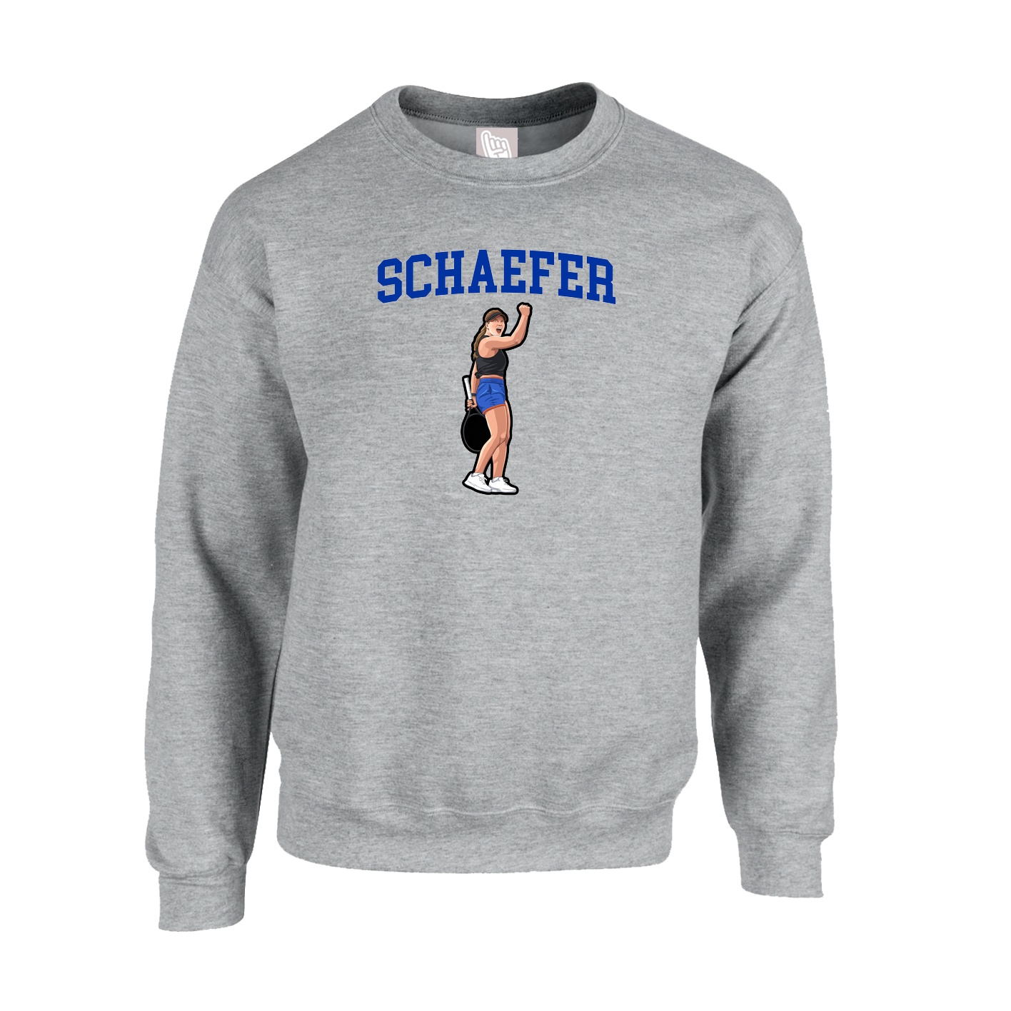 Fleece Crew — Shirsey in Grey