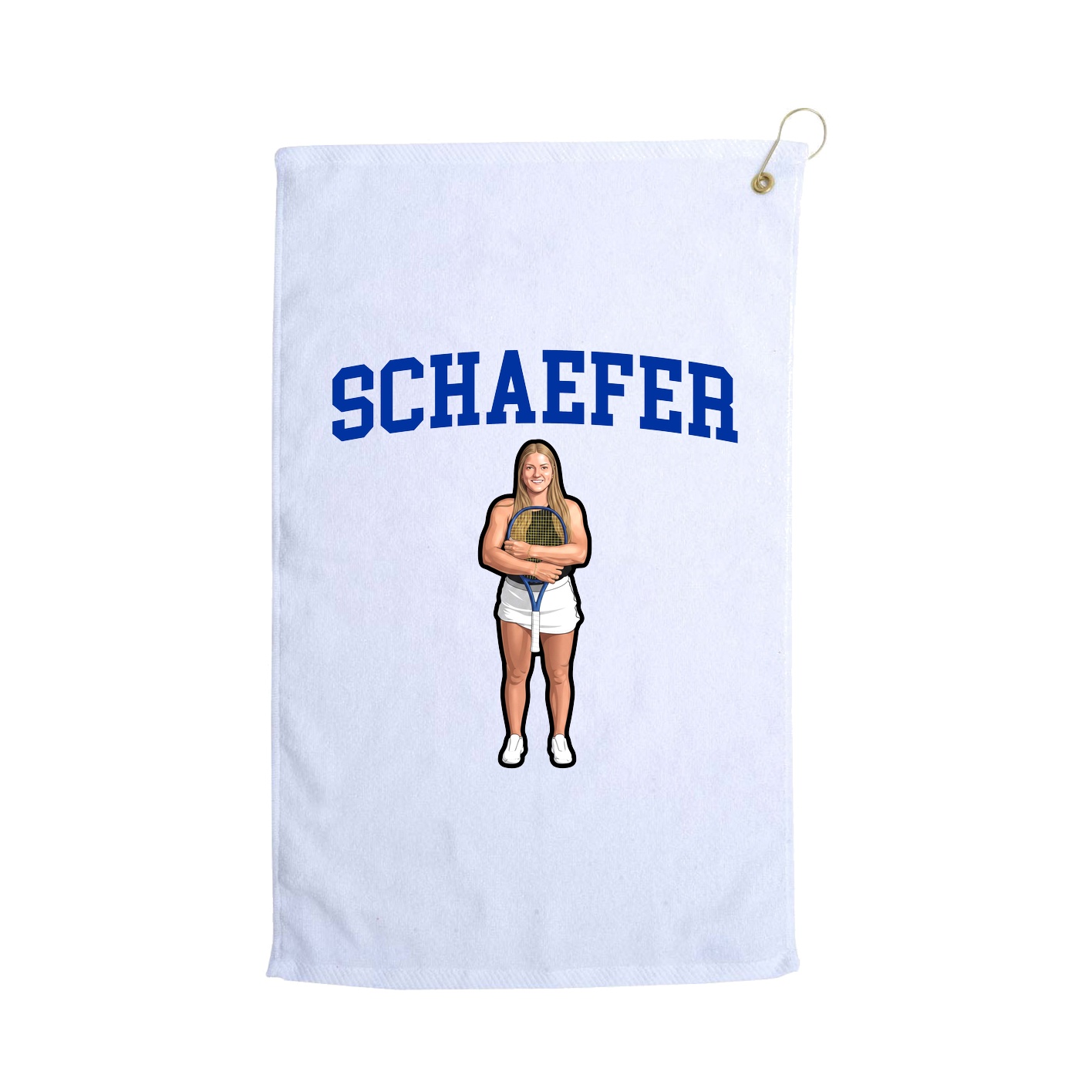 Golf Towel — Shirsey in White