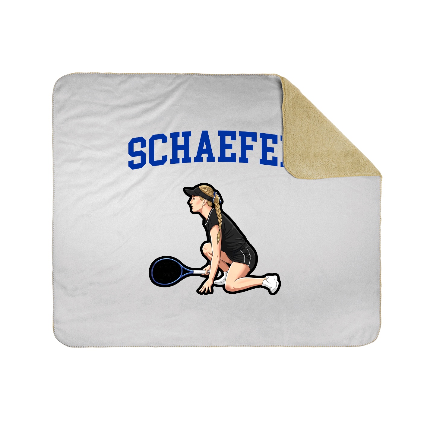Throw Blanket — Shirsey in White